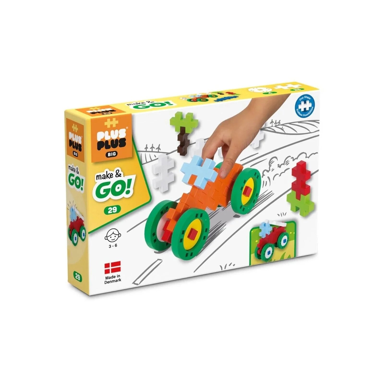 Plus Plus Big Make & Go 29 pcs - ebebek - Black Friday