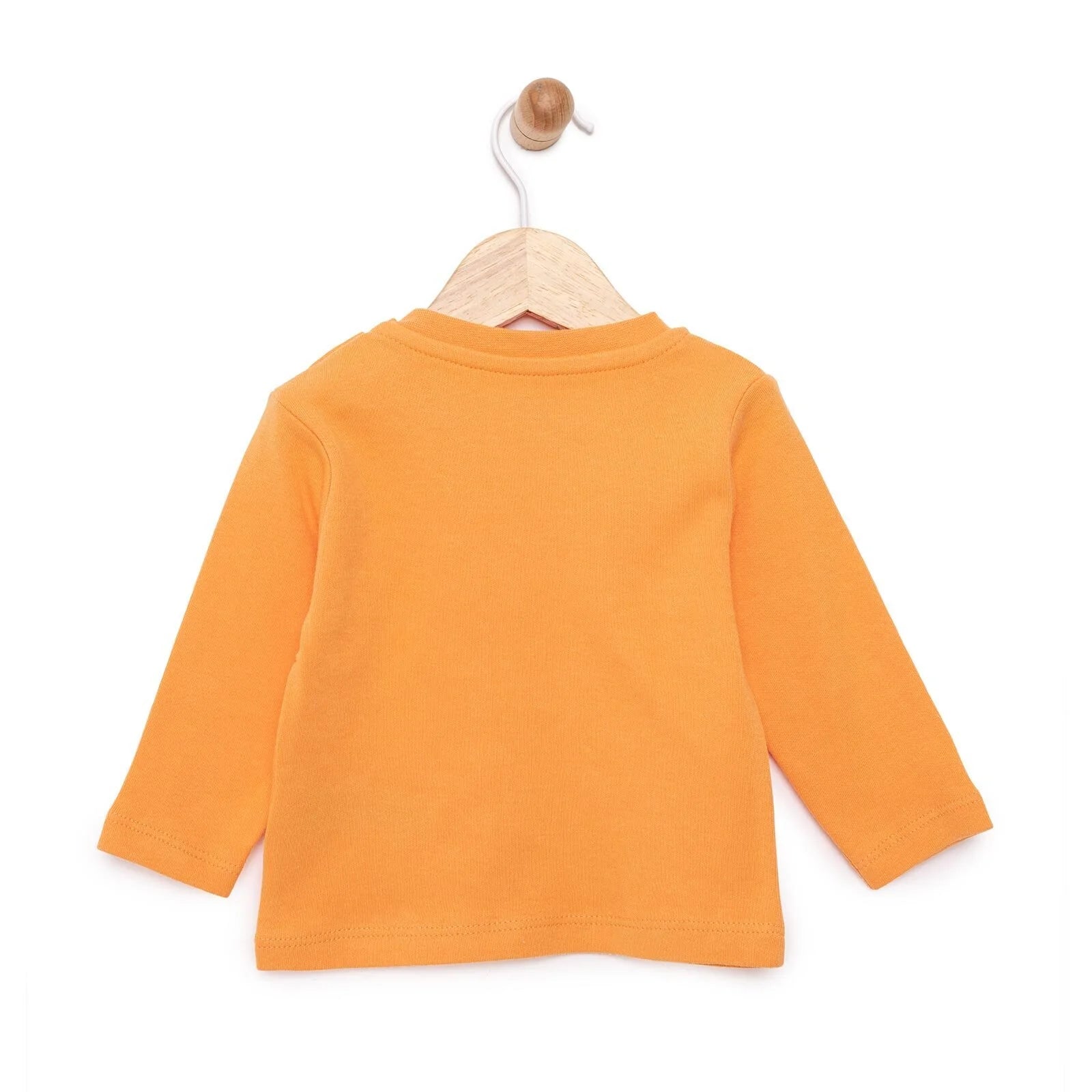 HelloBaby Basic Interlock Long Sleeve T-shirt - Coral - ebebek - Black Friday