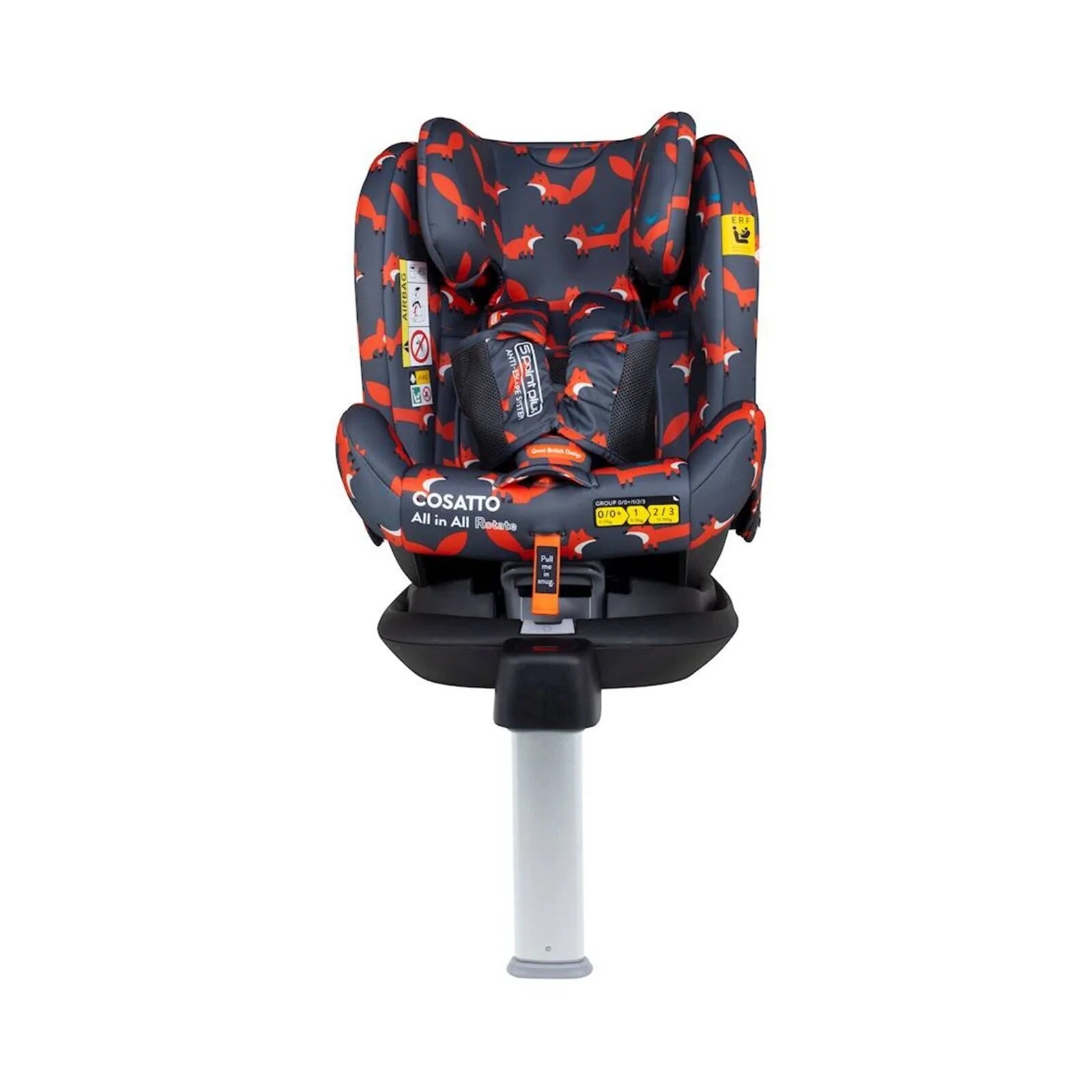 Cosatto All in All 360 Rotate i - Size Car Seat - Charcoal Mister Fox - ebebek - Black Friday