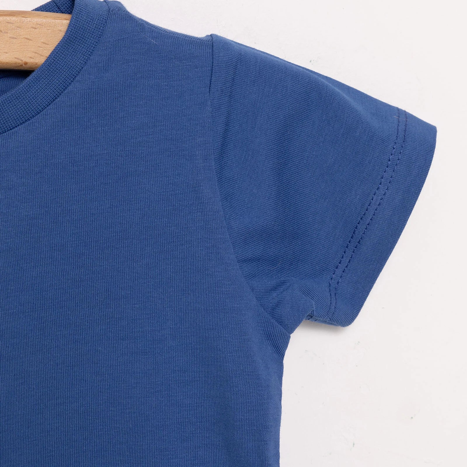 HelloBaby Baby Boy Basic Tshirt - Sax Blue - ebebek - Black Friday