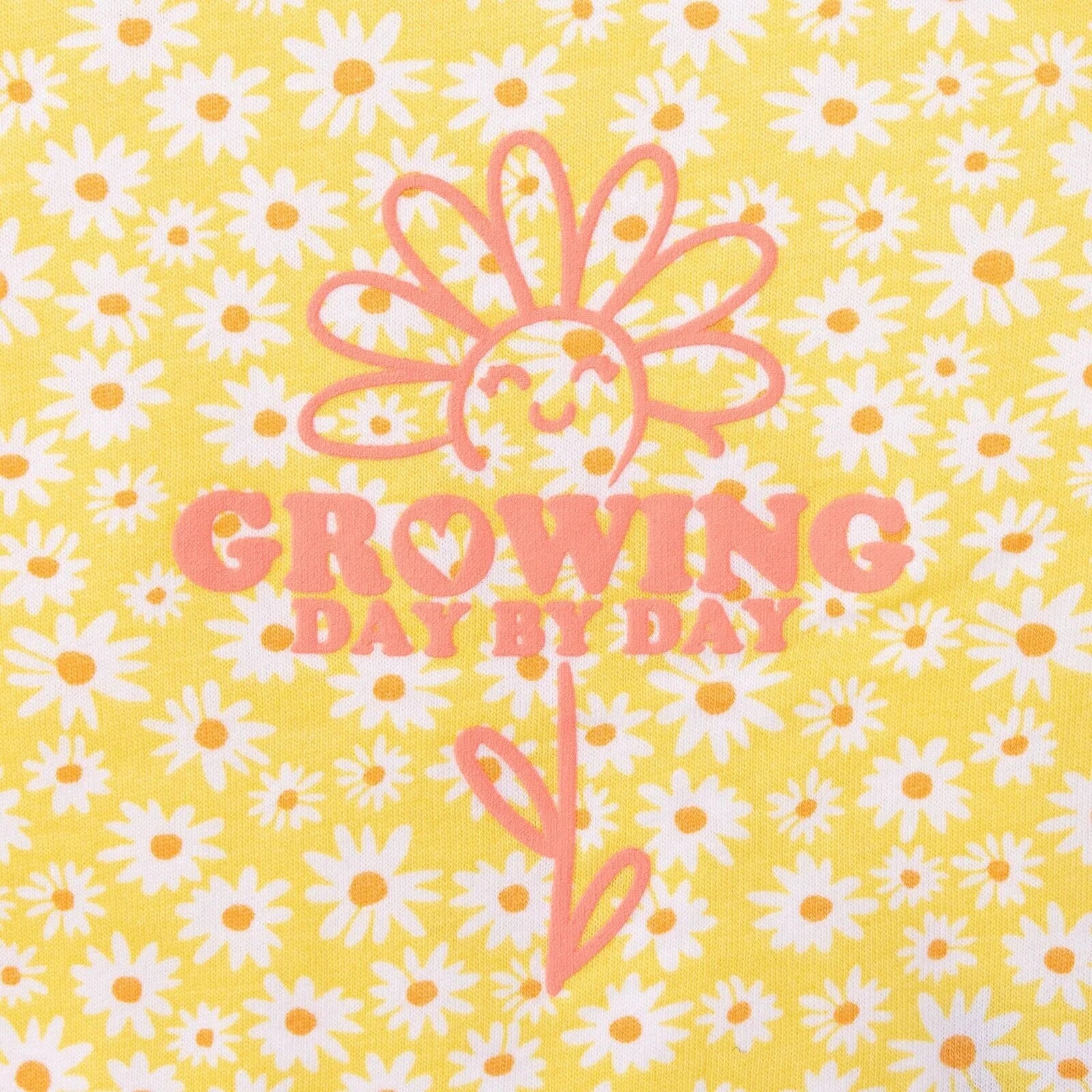 HelloBaby Baby Girl Basic Daisy Printed Tshirt - Yellow - ebebek - Black Friday