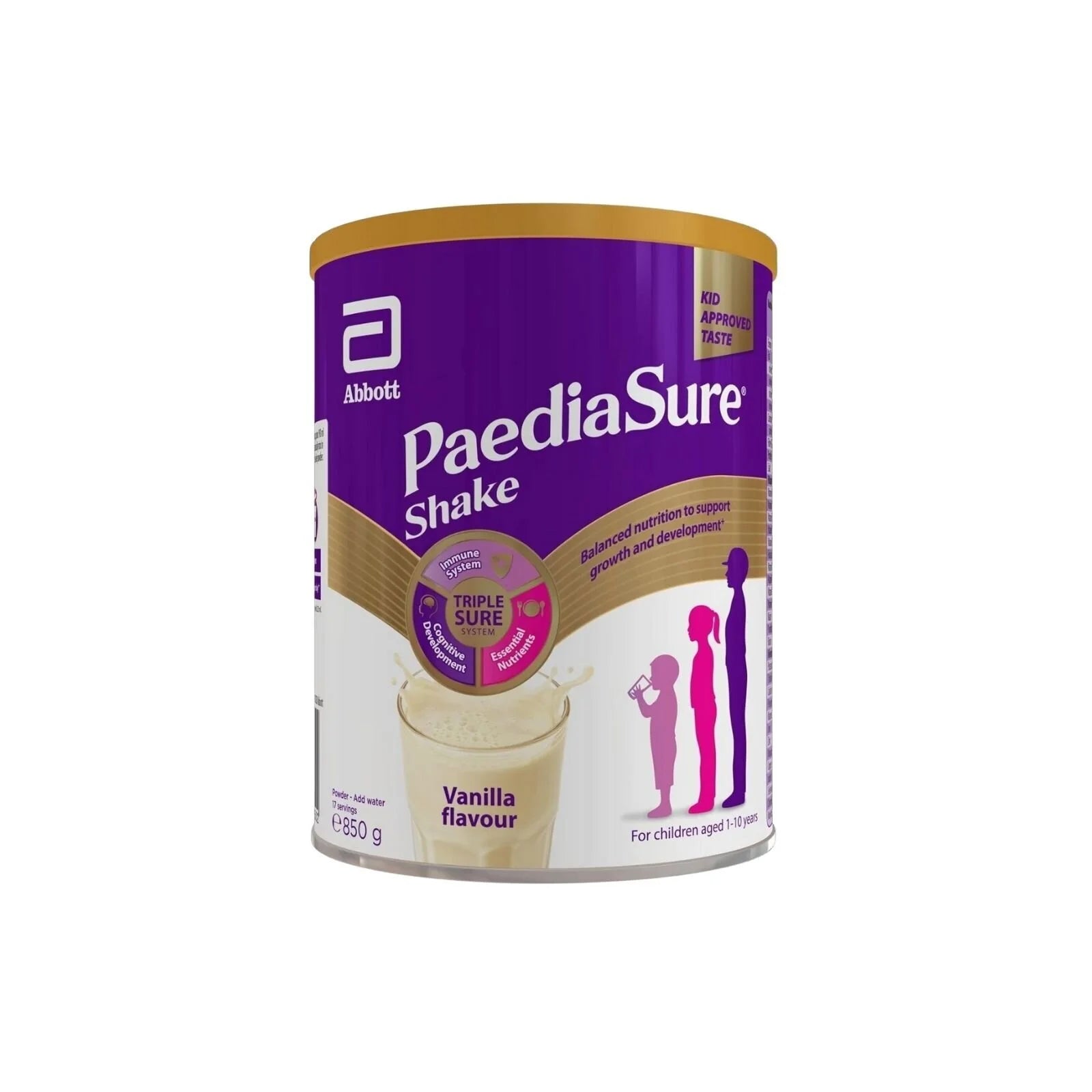 PaediaSure Shake Vanilla Flavoured Nutritional Supplement Powder for Kids 850g - ebebek - Black Friday
