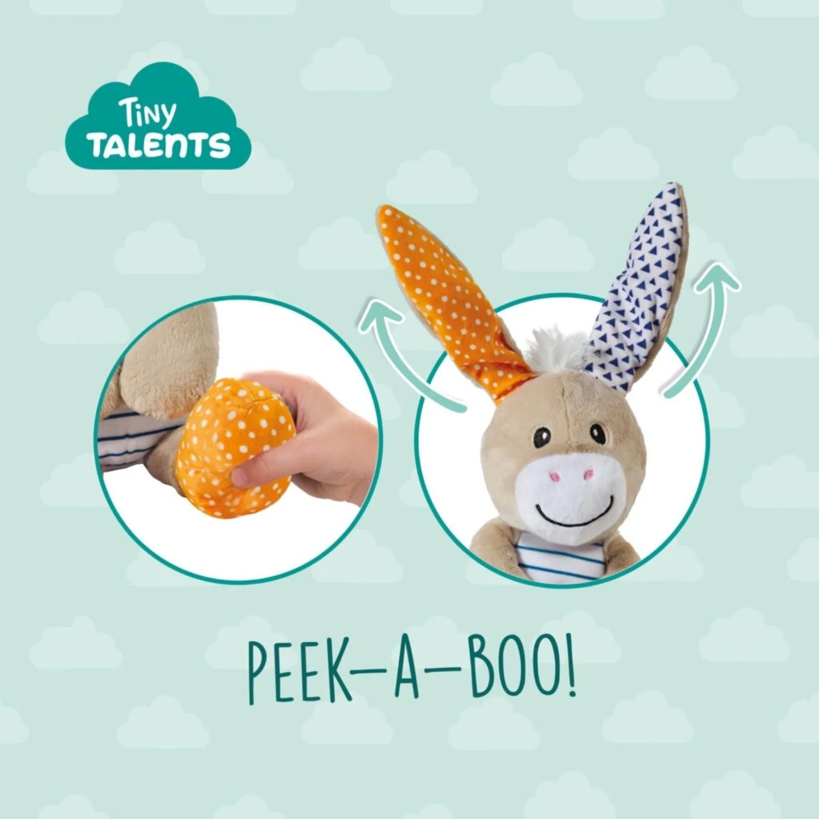 Tiny Talents Donkey Peek - a - Boo Cuddly Toy - ebebek - Black Friday