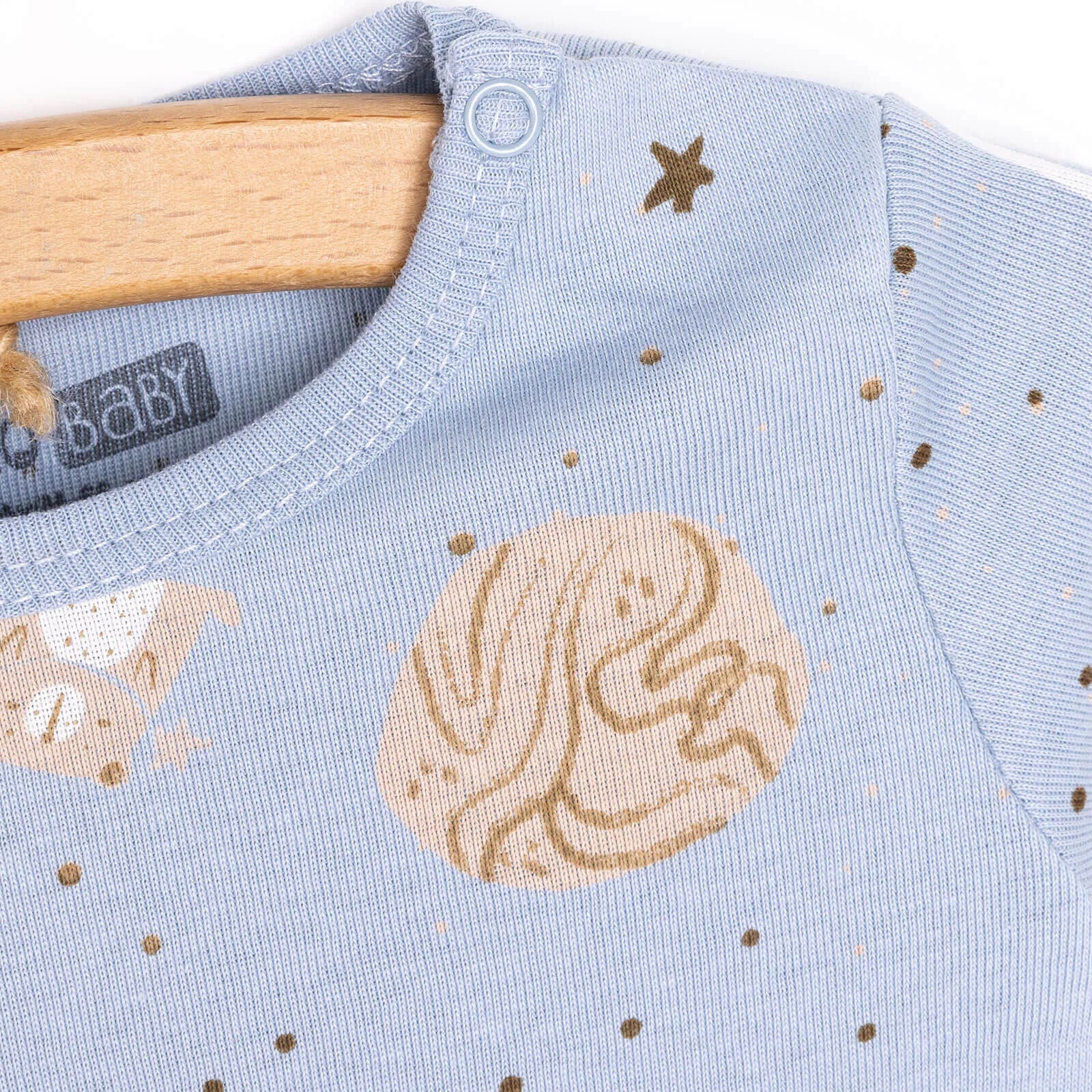 HelloBaby Baby Boy Long Sleeve Bodysuit - Blue - ebebek - Black Friday