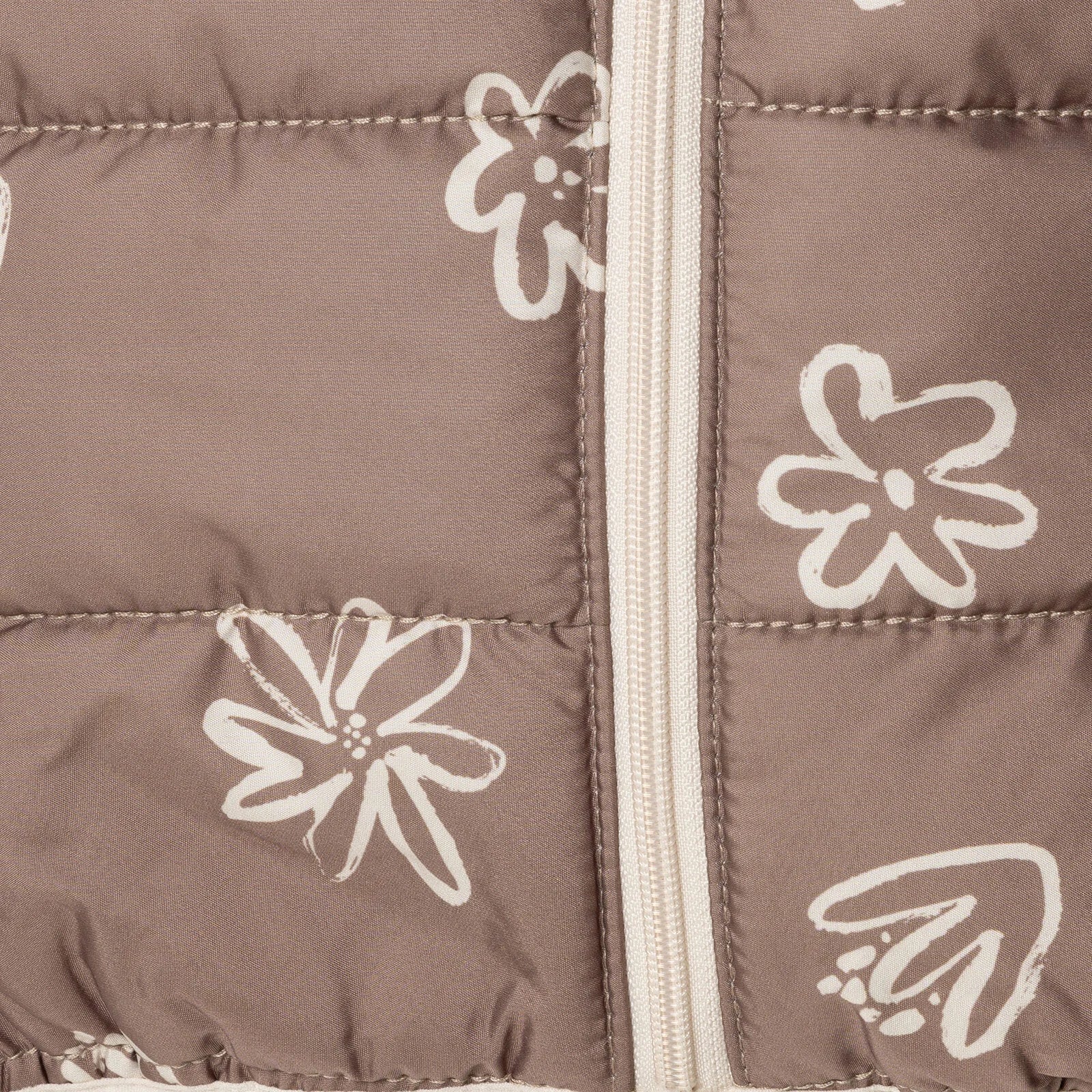 HelloBaby Floral Printed Girl Coat - Brown - ebebek - Black Friday