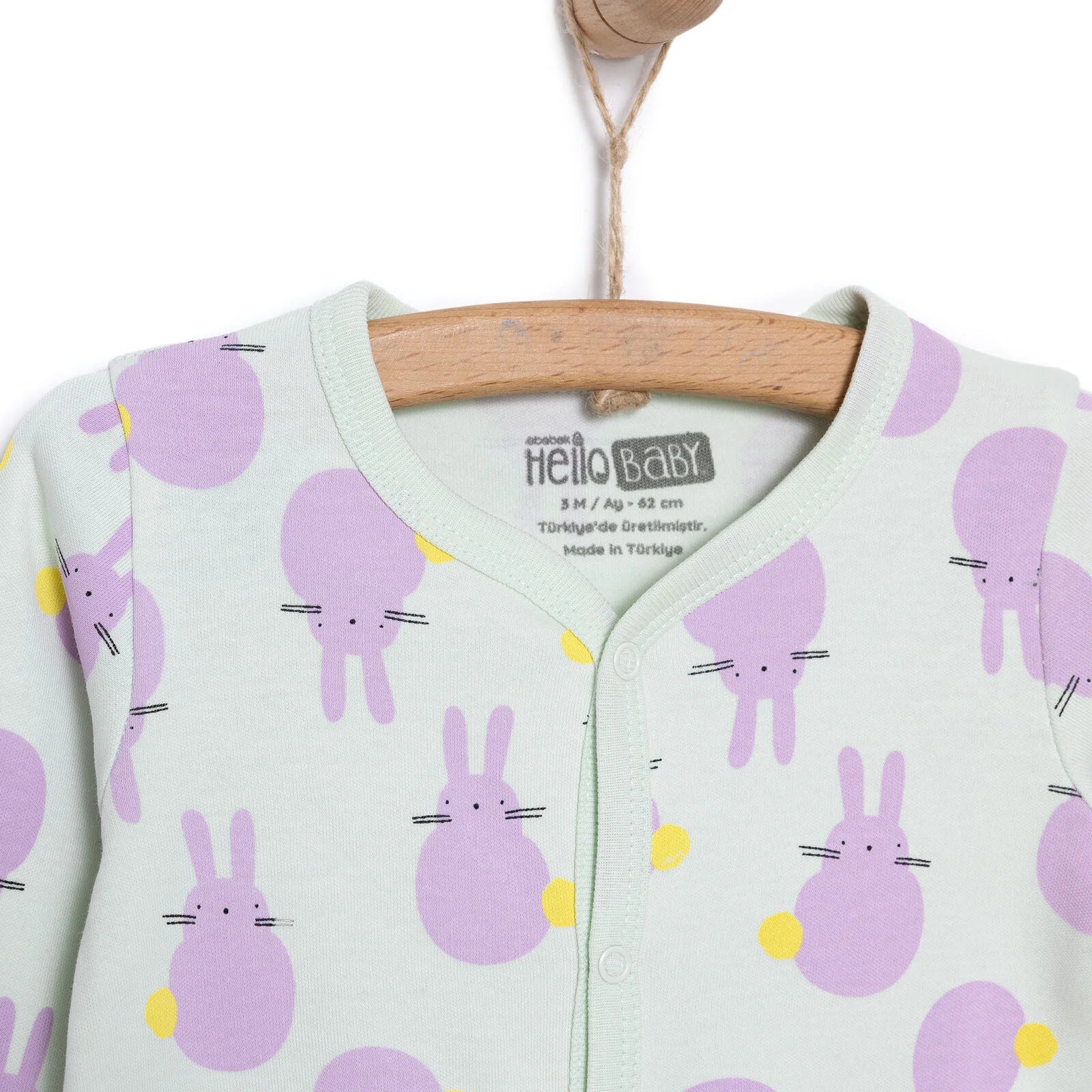 HelloBaby Newborn Baby Cute Elephant Jumpsuit - Ecru - ebebek - Black Friday