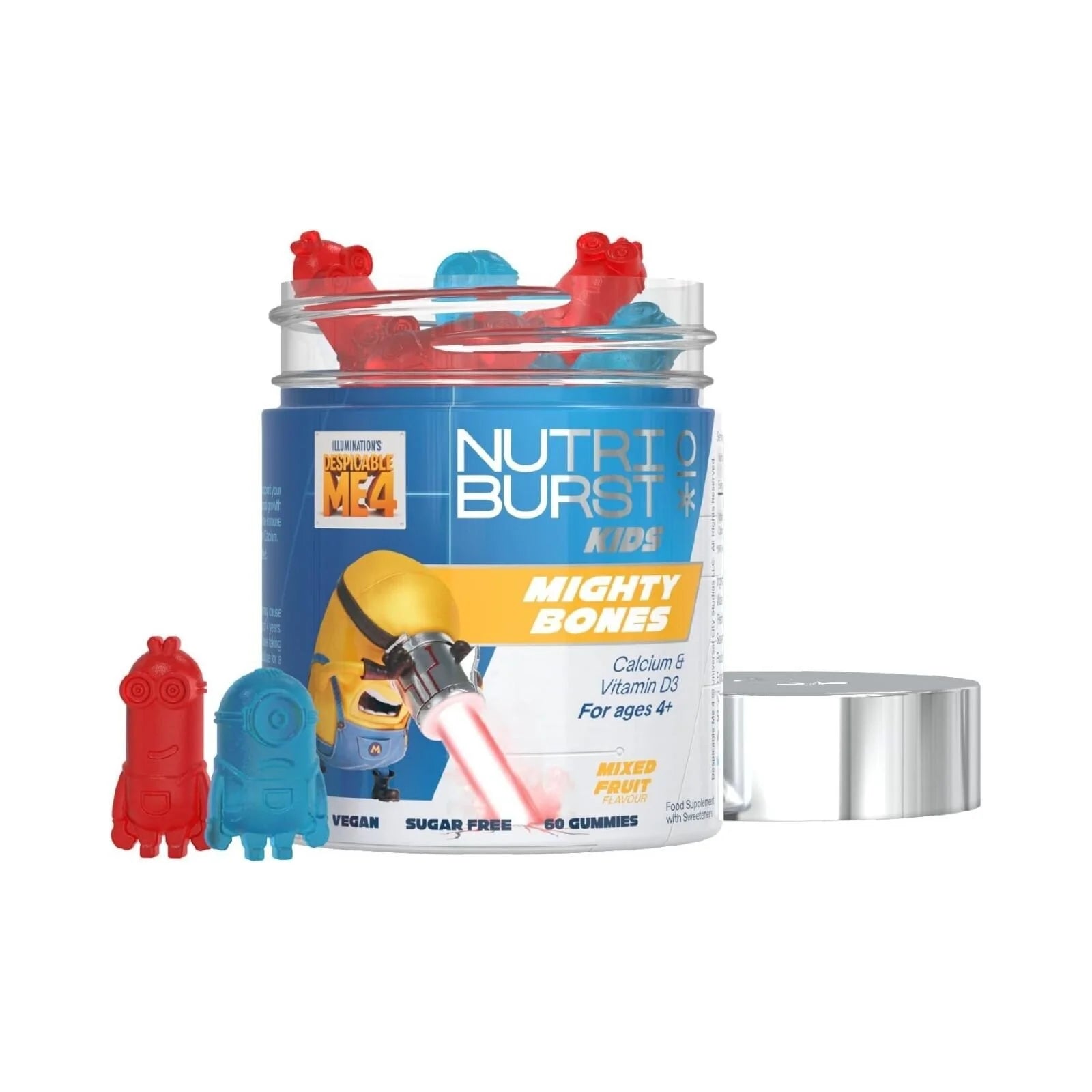 Nutriburst Minions Mighty Bones Vitamins 4+ years 60 pcs - ebebek - Black Friday