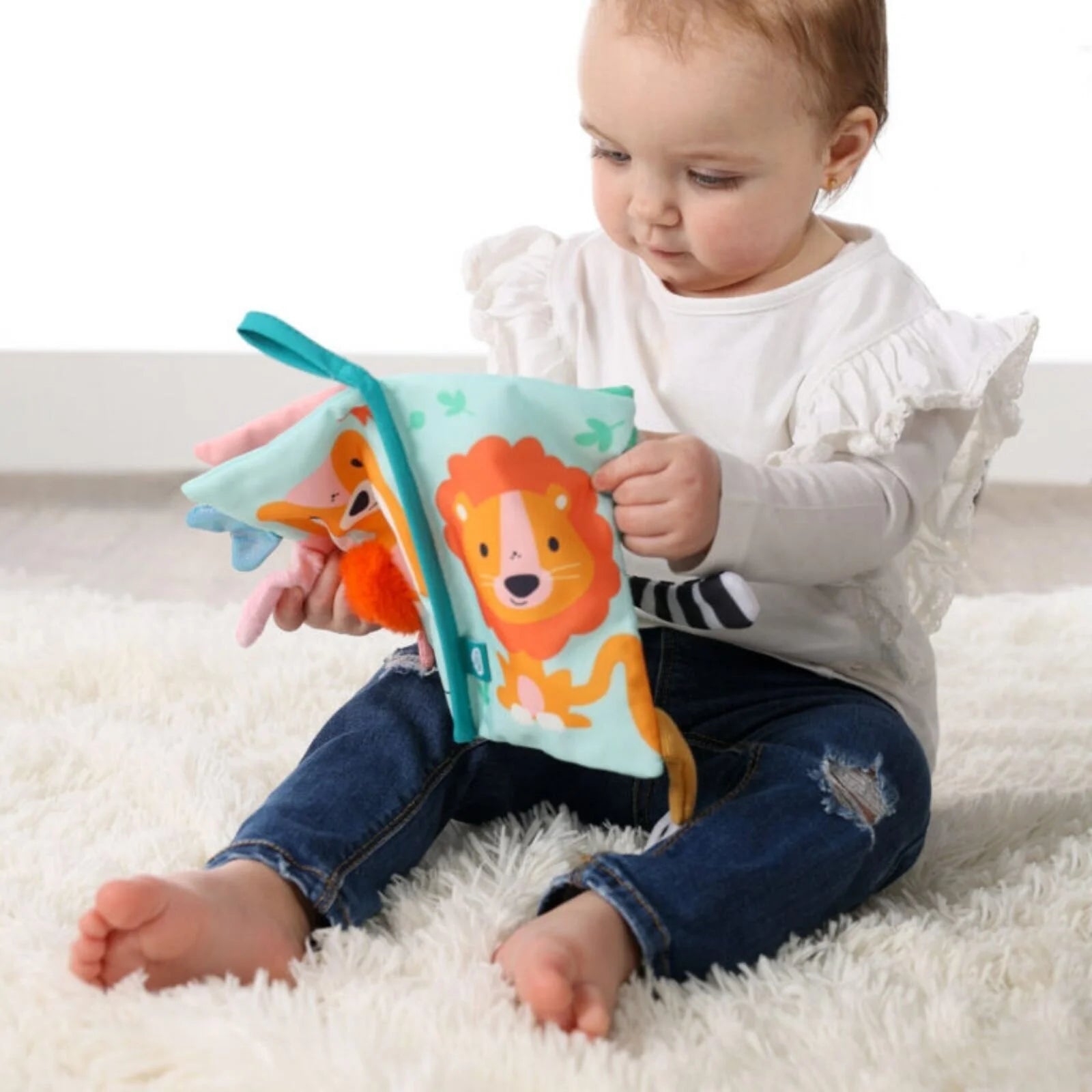 Tiny Talents Sensory Animal Tails Cloth Book - ebebek - Black Friday