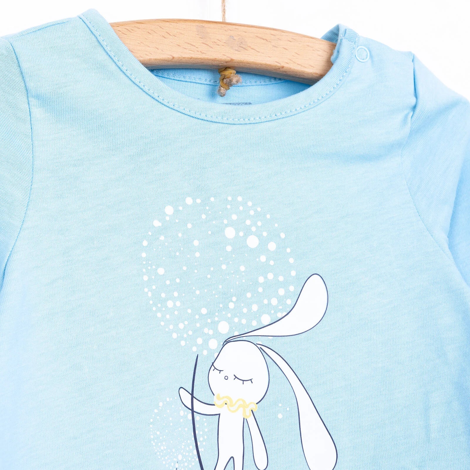 HelloBaby Boy Long Sleeve Pyjamas Set - Light Blue - ebebek - Black Friday