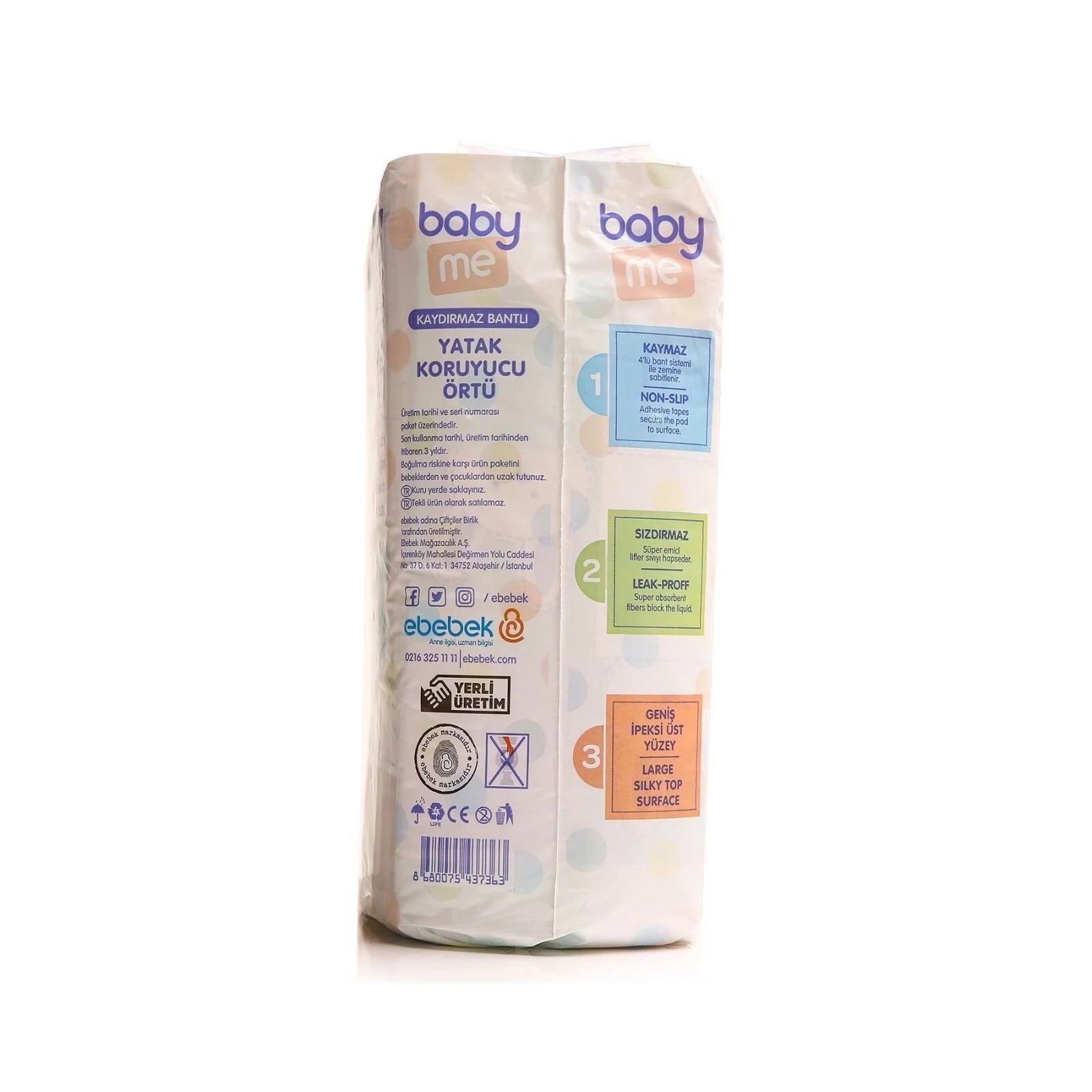 baby me Non - Slip Underpad Mattress Cover 60x90cm 20 pcs - ebebek - Black Friday