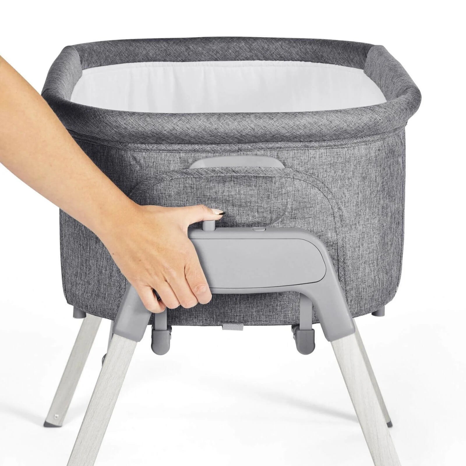 Ickle Bubba Drift Gliding Crib - Ash Grey - ebebek - Black Friday