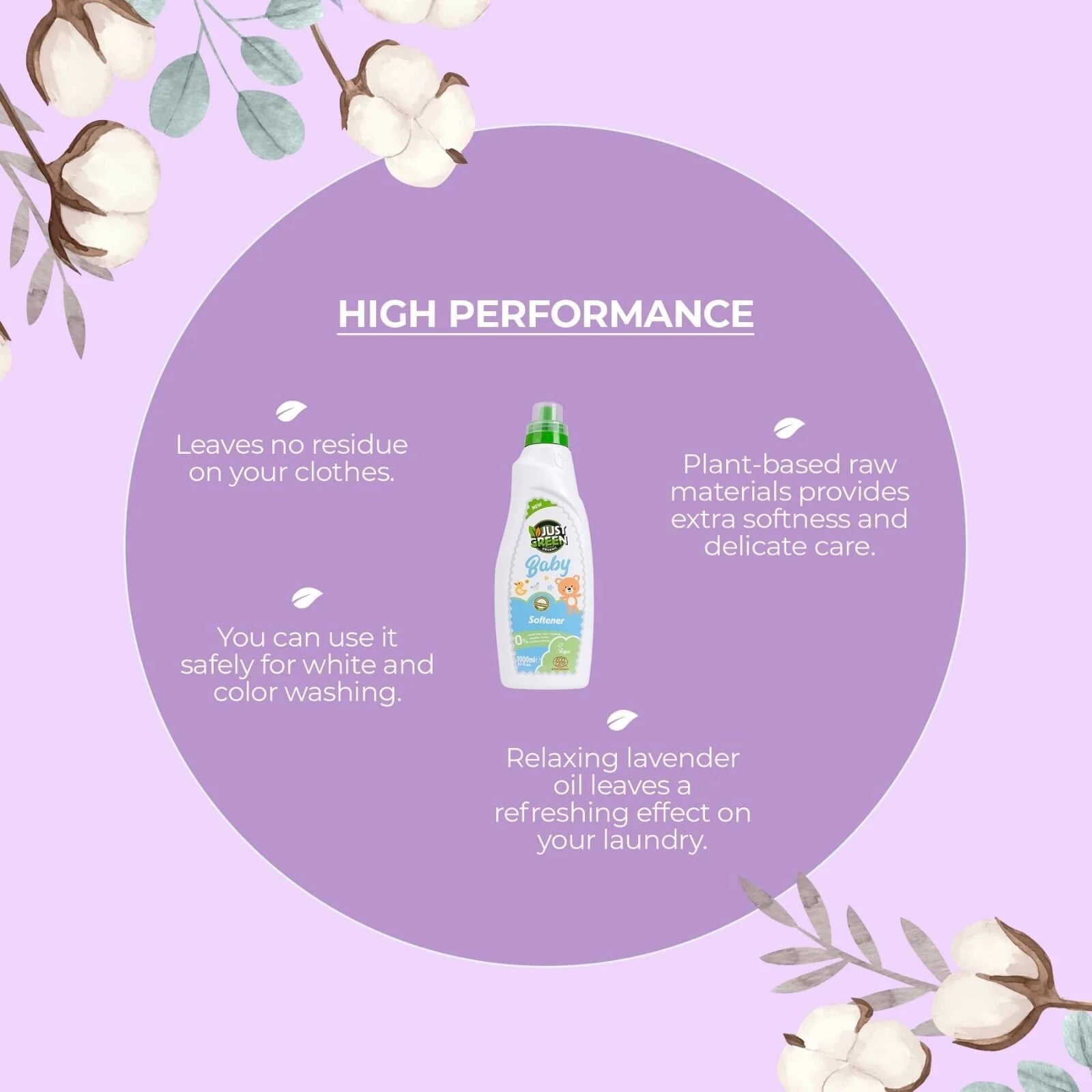 Just Green Organic Baby Laundry Softener 1000ml - ebebek - Black Friday