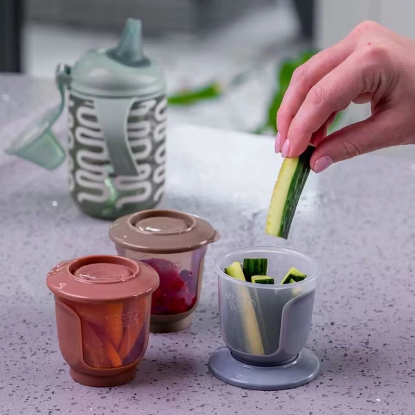 Vital Baby Nourish Store & Wean Pots 60ml Pack of 6 - Vital Baby - ebebek