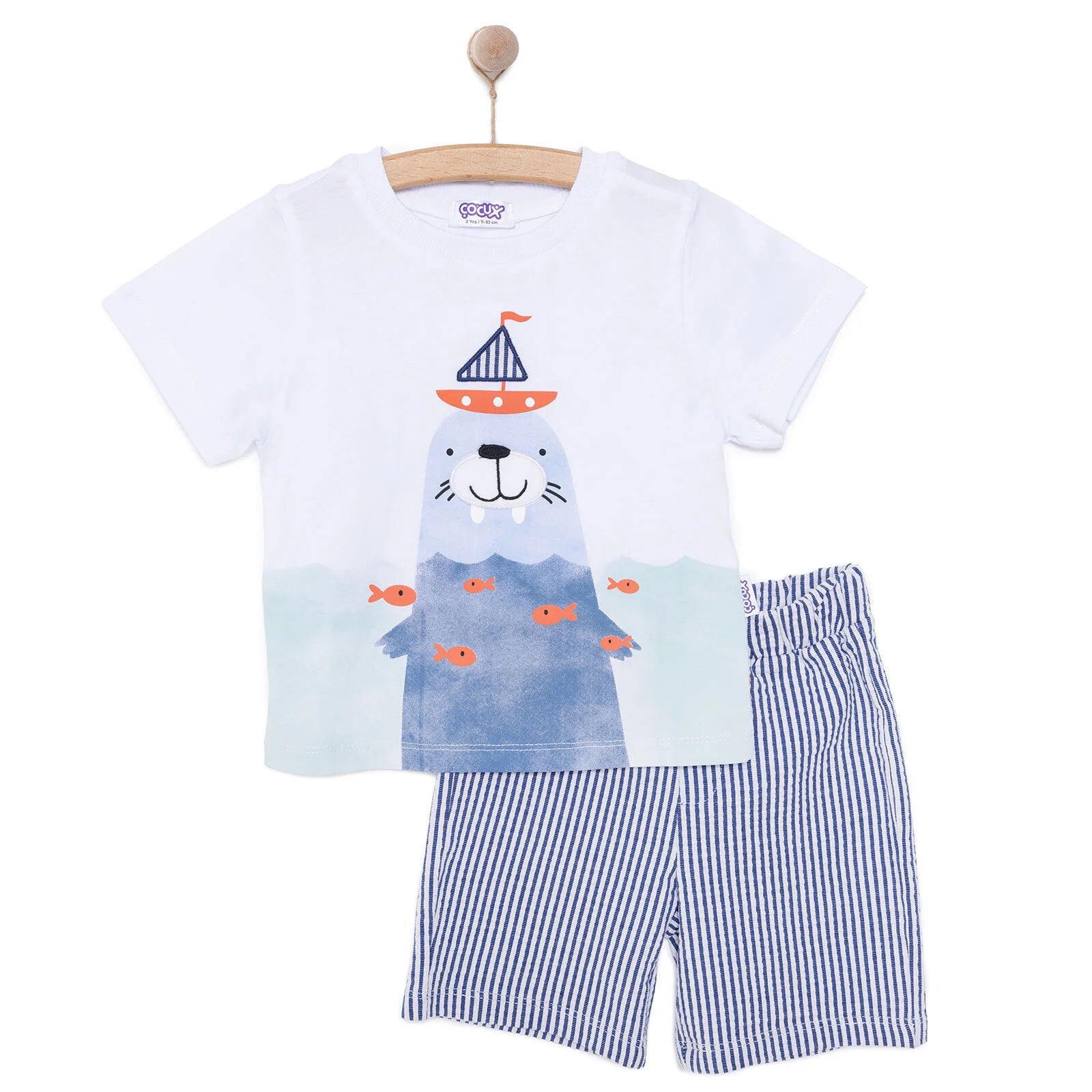 Midimod Fun World 3D Boy Tshirt - Short - White - ebebek - Black Friday