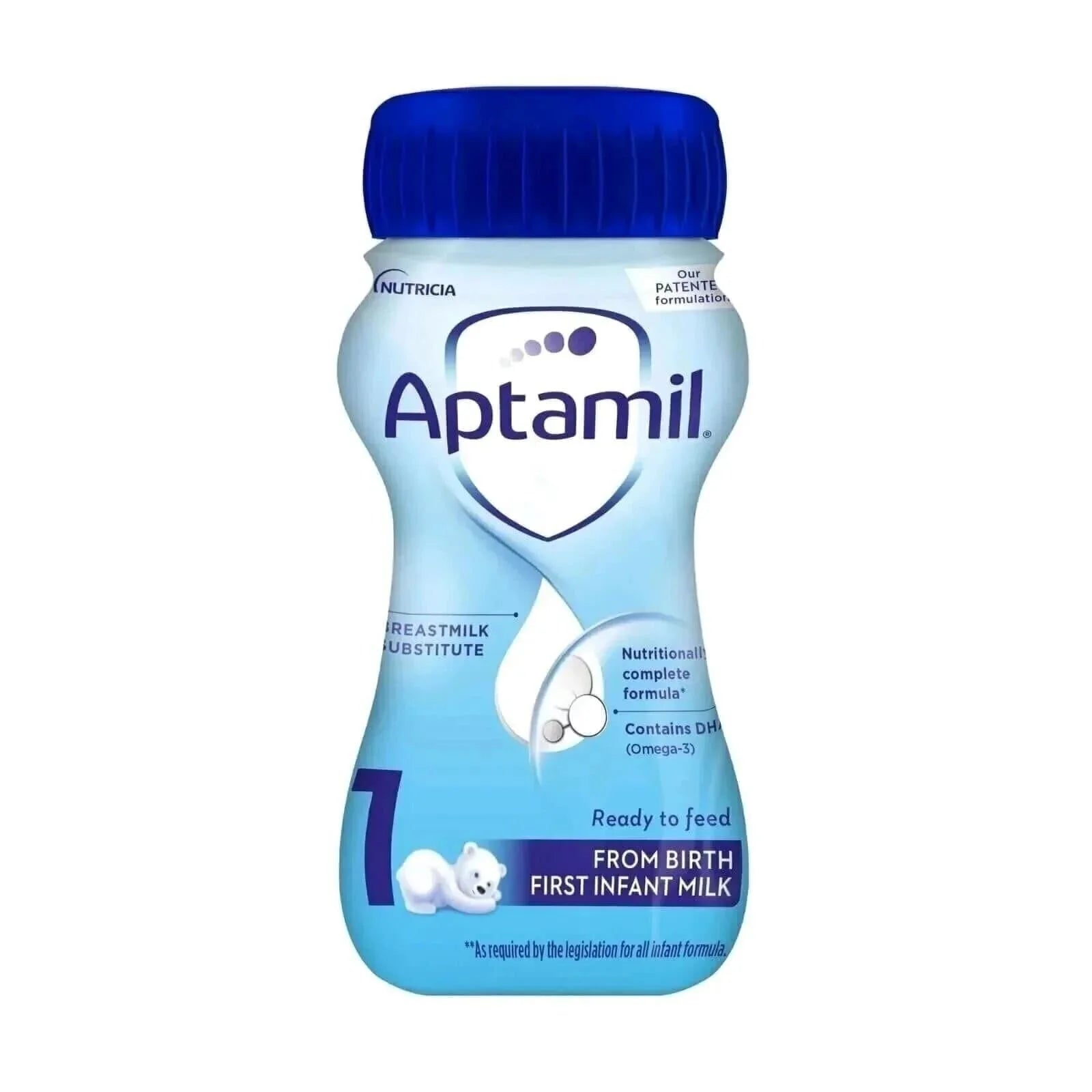 Aptamil 1 First Infant Ready to Feed Liquid Milk from Birth 200ml Pack of 12 - ebebek - Black Friday