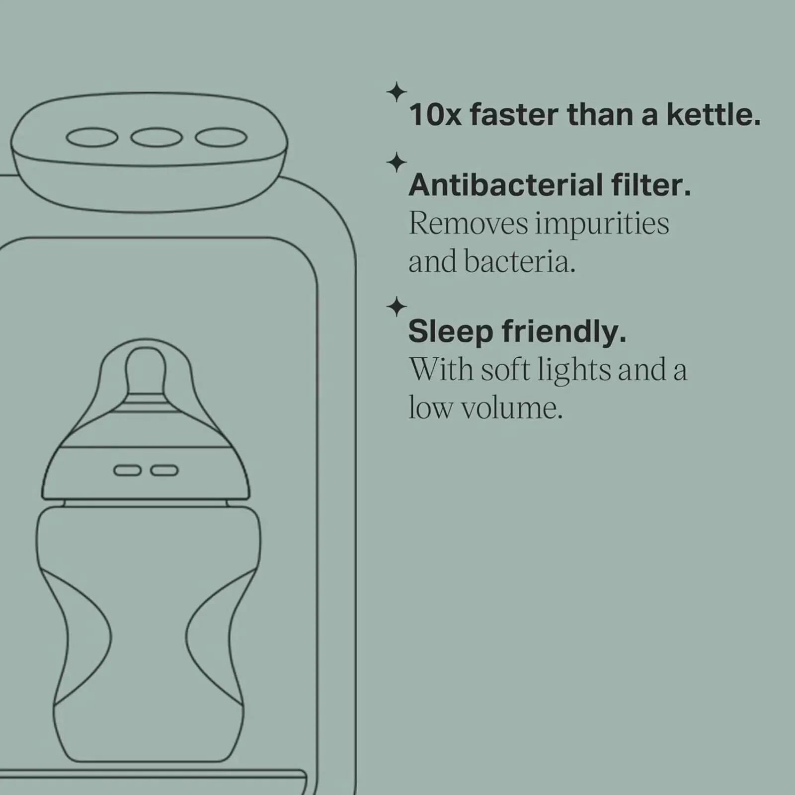 Tommee Tippee Perfect Prep Day & Night - Grey - ebebek - Black Friday