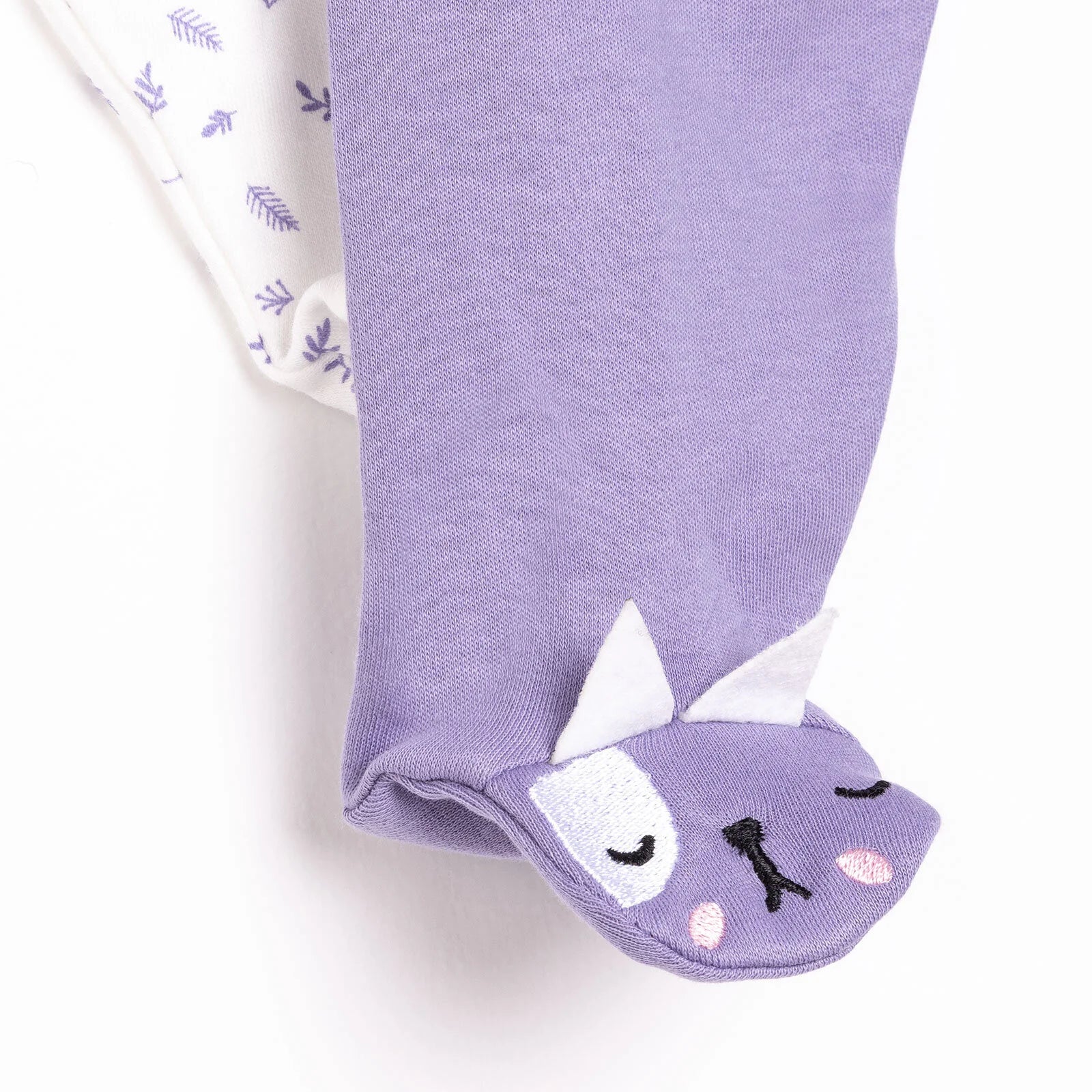 HelloBaby Girl 2 Piece Footed Bottom - Purple - ebebek - Black Friday