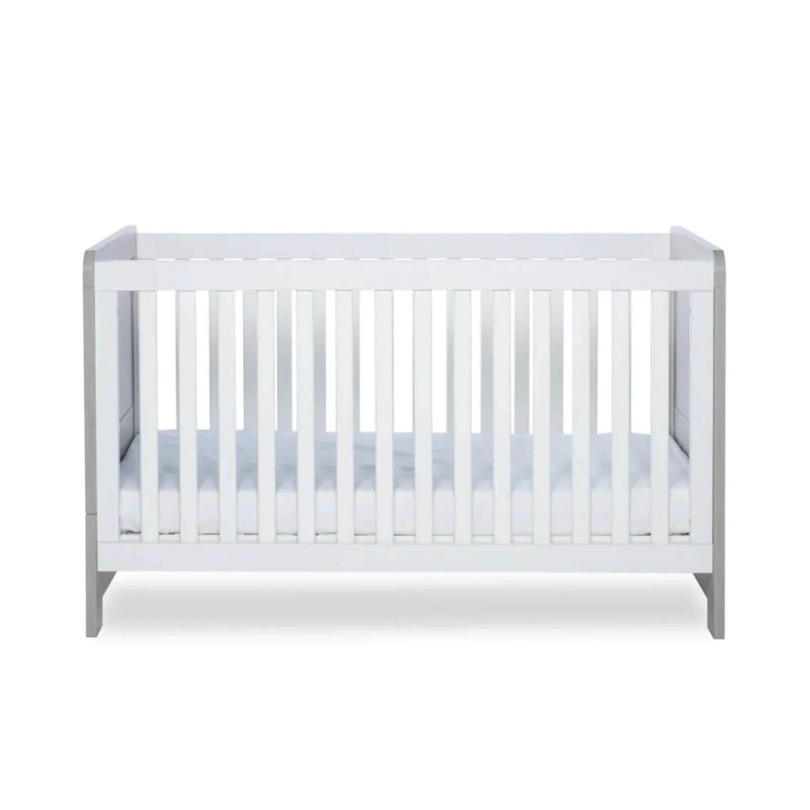 Ickle Bubba Pembrey Cot Bed Ash Grey - Fibre Mattress - ebebek - Black Friday
