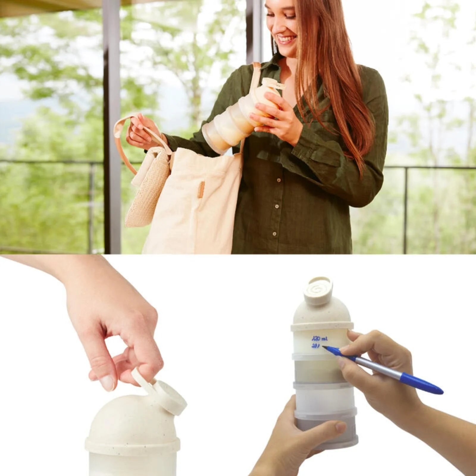 Babymoov Babydose Powdered Milk Dispenser - Mineral - ebebek - Black Friday