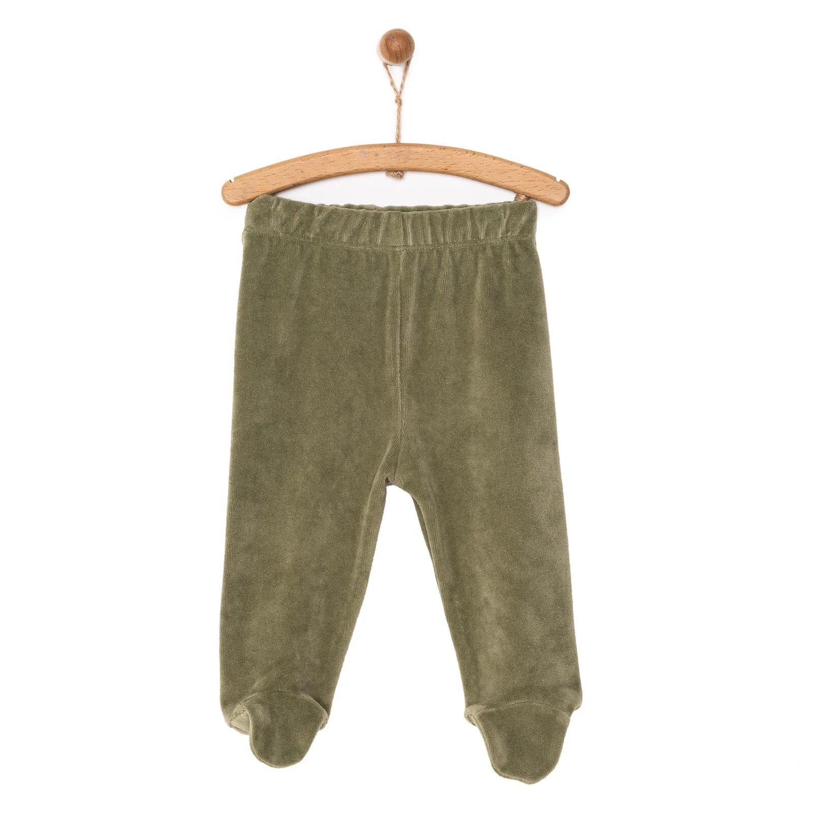 HelloBaby Boy Velvet Footed Bottom - Khaki - ebebek - Black Friday