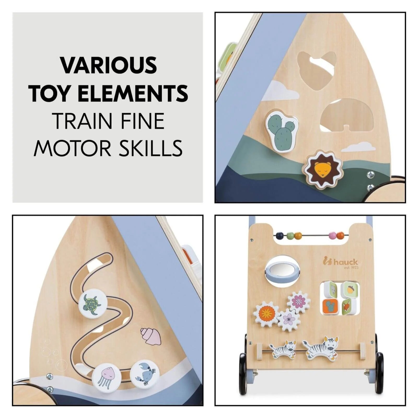 Hauck Learn to Walk - Skills Wooden Walker - ebebek - Black Friday