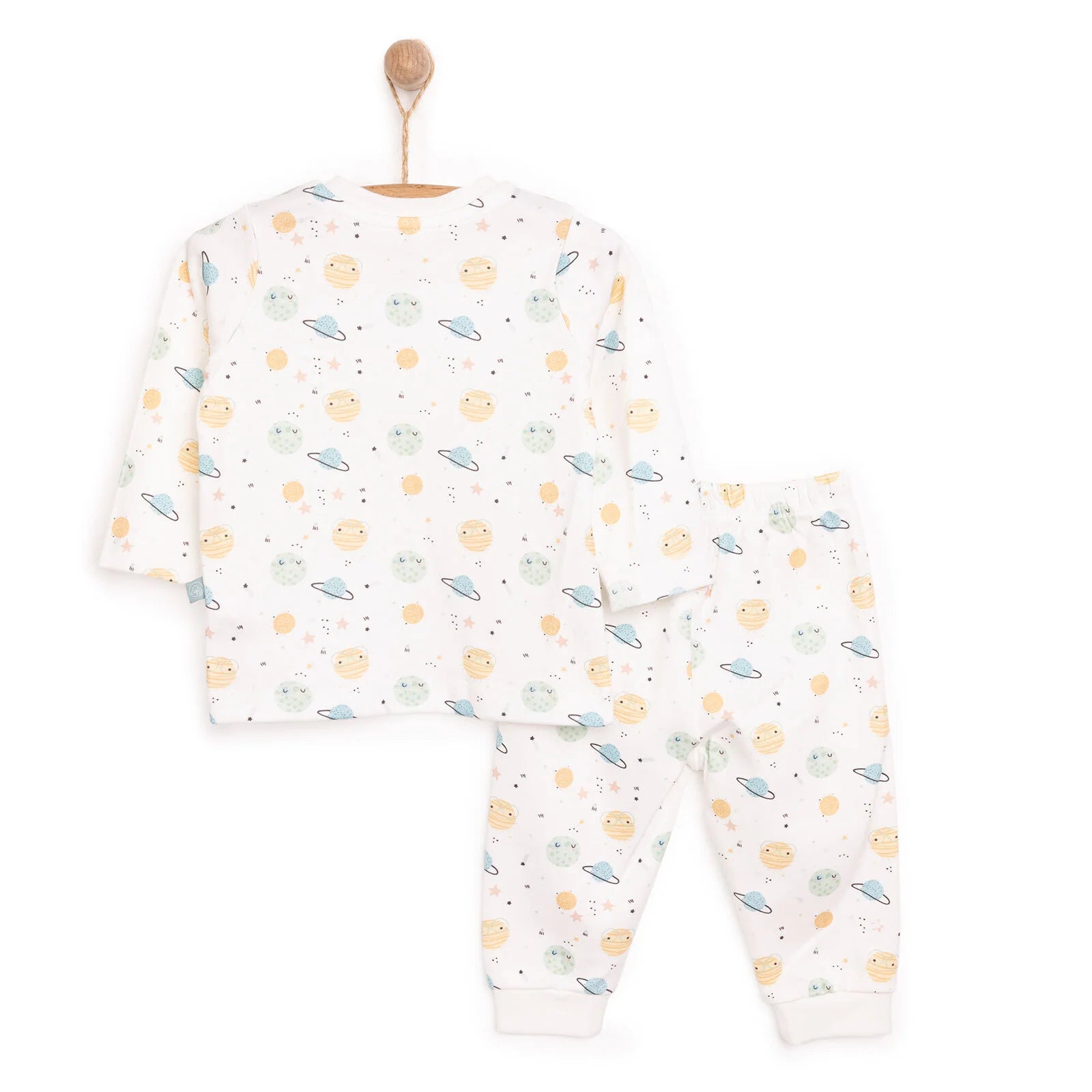 Pambuliq Unisex Long Sleeve Pyjamas Set - Yellow - ebebek - Black Friday