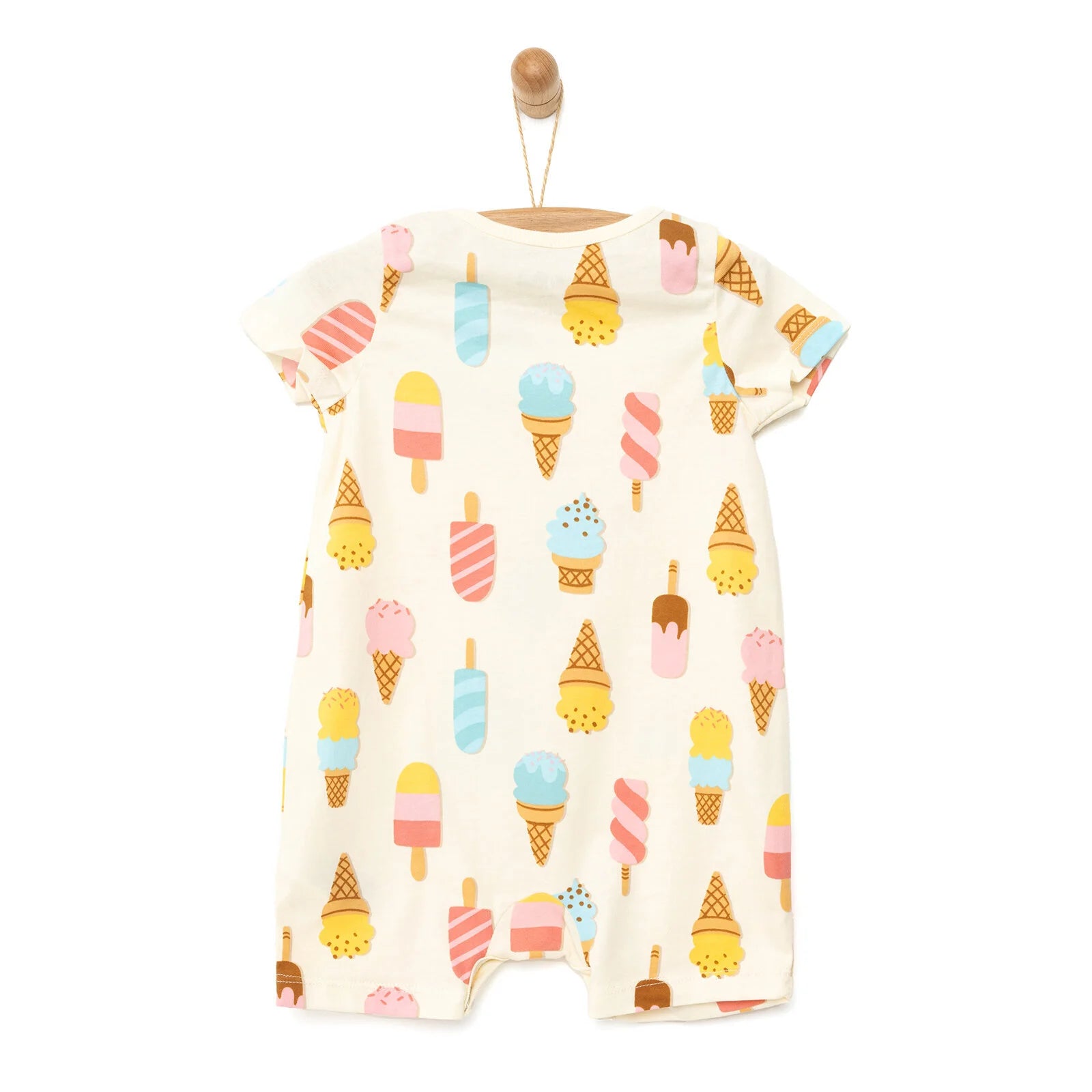 HelloBaby Short Overalls - Ecru - ebebek - Black Friday