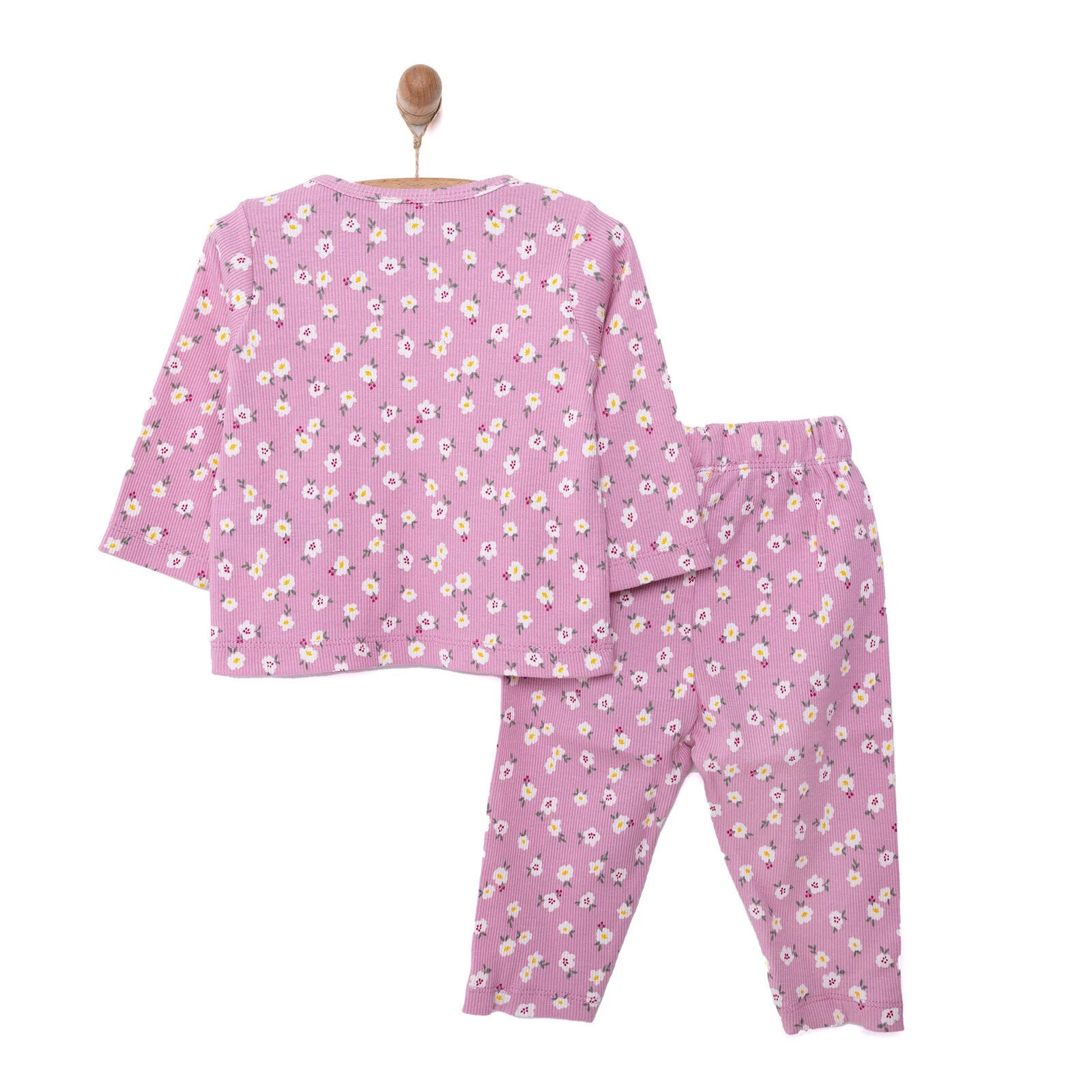 HelloBaby Girl Long Sleeve Pyjamas Set - Pink - ebebek - Black Friday