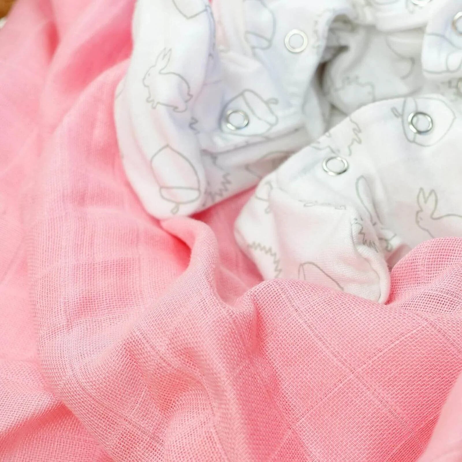 MuslinZ 12 Pack Muslin Squares 70x70cm - Pink - ebebek - Black Friday