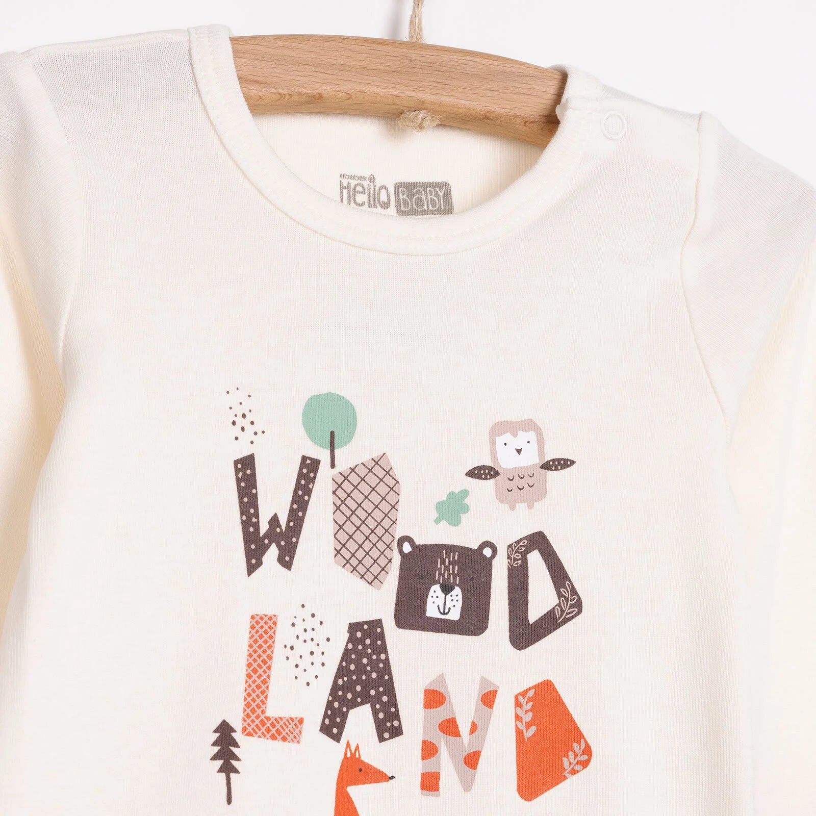 HelloBaby Boy 2 - Pack Long Sleeve Bodysuit - Beige - ebebek - Black Friday