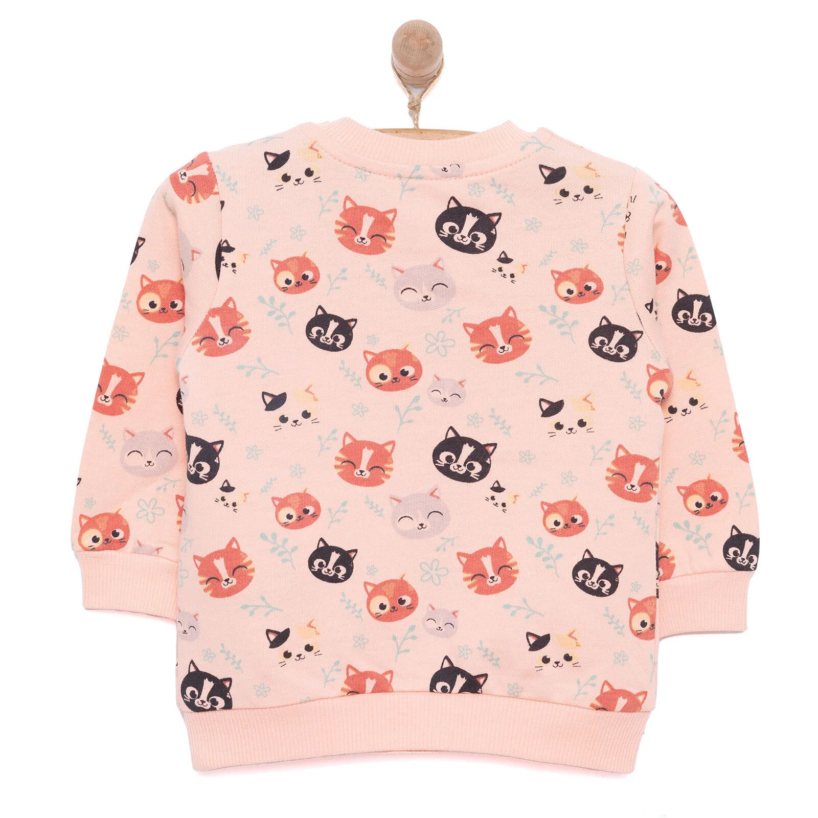 HelloBaby Basic Cat Sweatshirt - Printed - ebebek - Black Friday