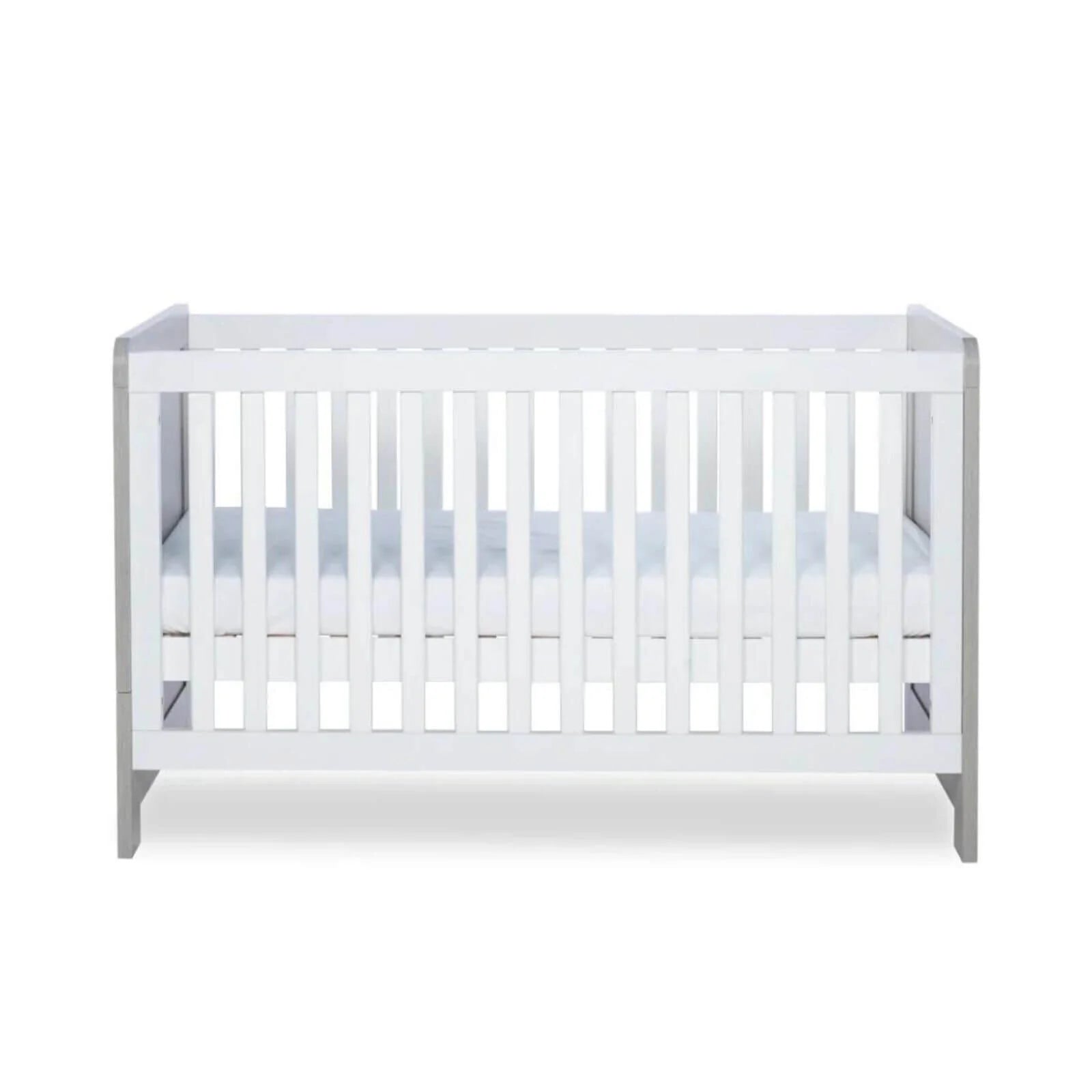 Ickle Bubba Pembrey Cot Bed Ash Grey - Premium Sprung Mattress - ebebek - Black Friday