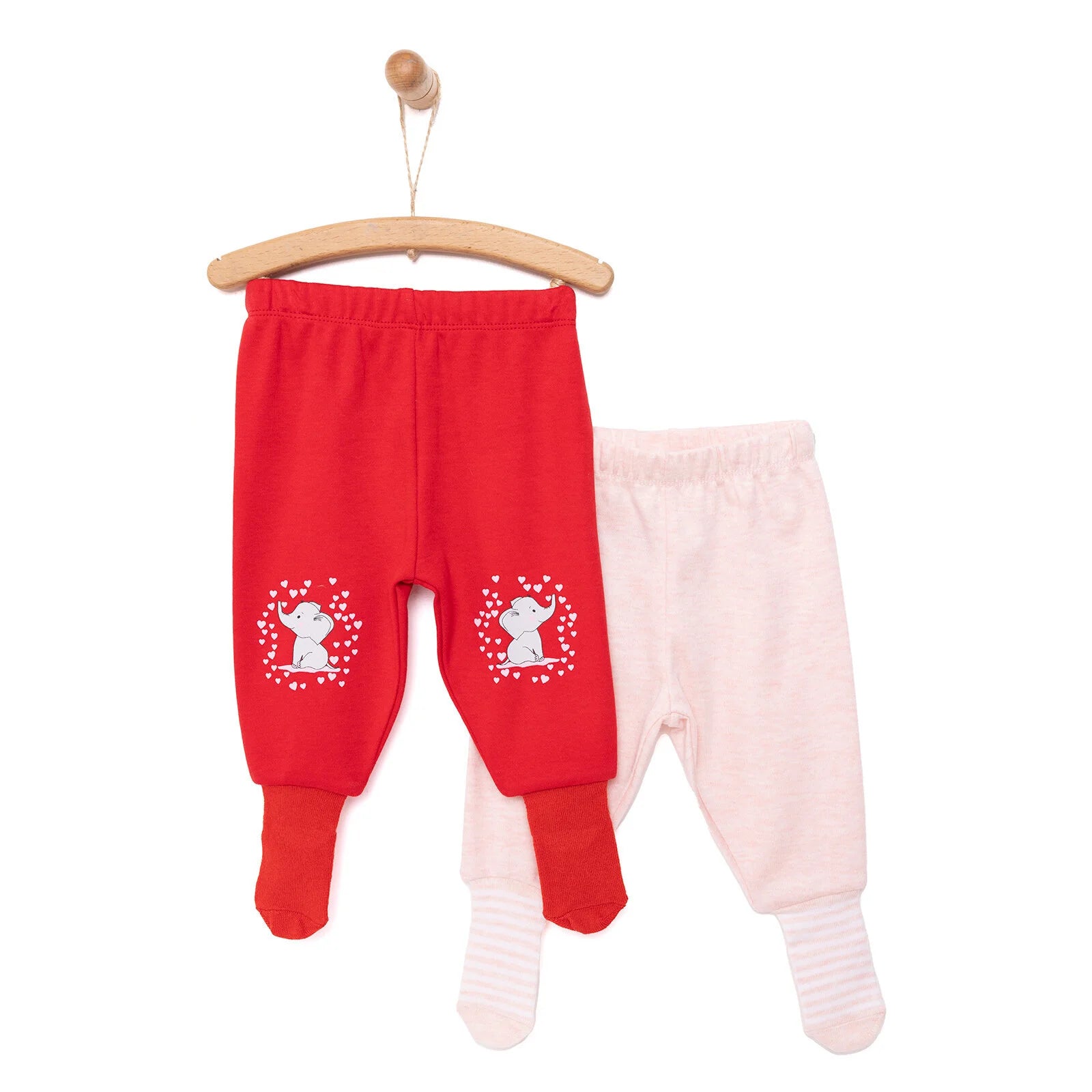 HelloBaby 2 - Pack Joggers with socks - Red - ebebek - Black Friday