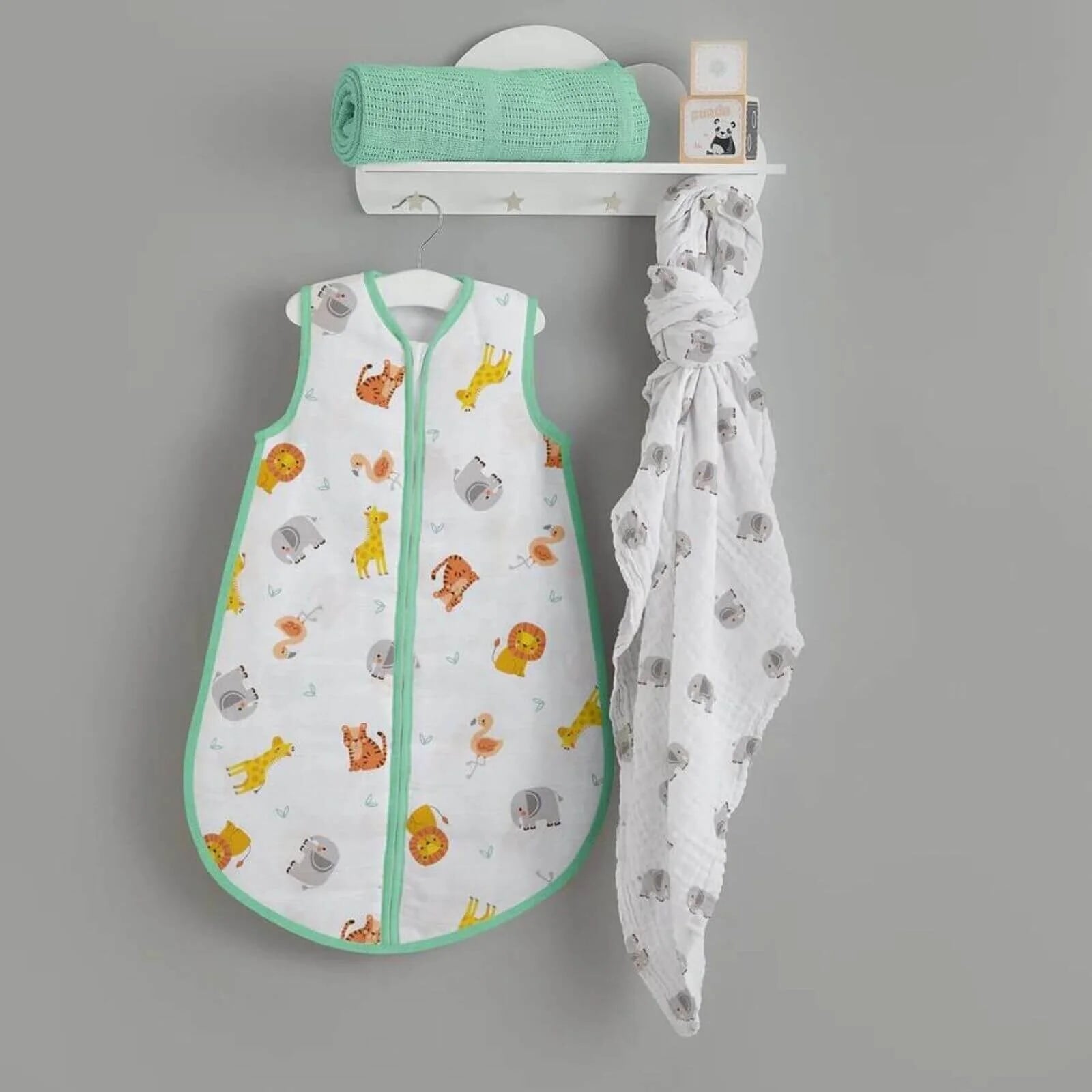Bloomsbury Mill Jungle Cubs Muslin Sleep Bag - ebebek - Black Friday