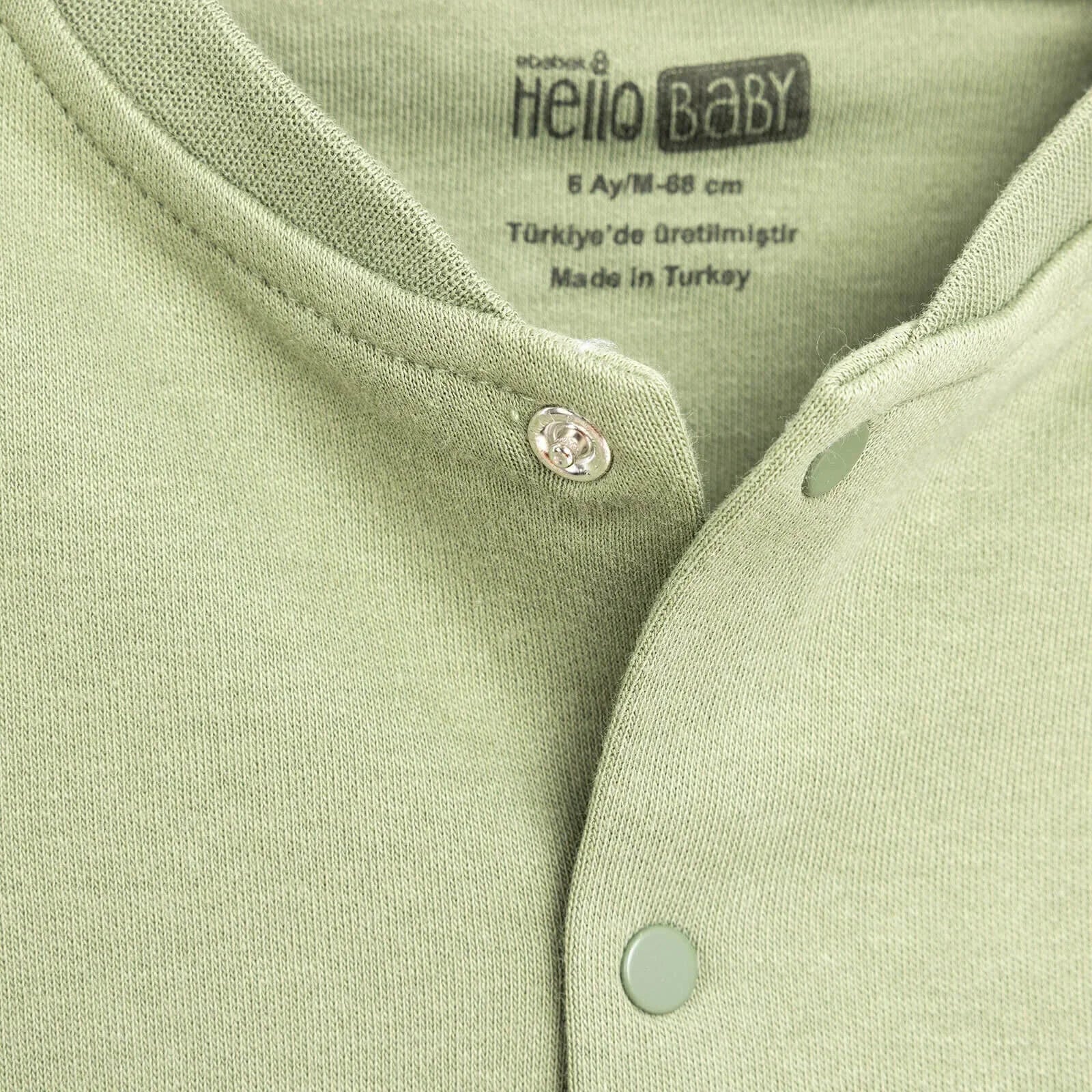 HelloBaby Basic Ribbed Cardigan - Khaki - ebebek - Black Friday