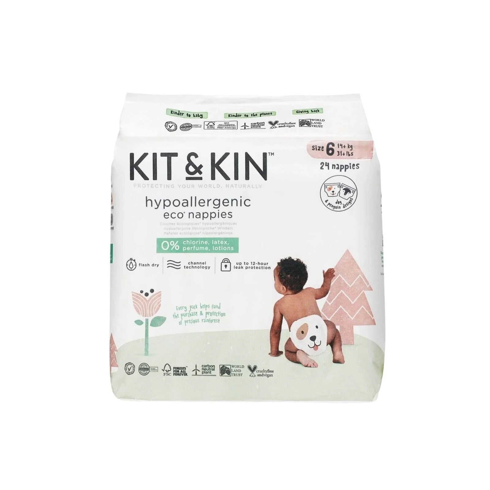 Kit & Kin Nappies Size 6 - 24 nappies - ebebek - Black Friday