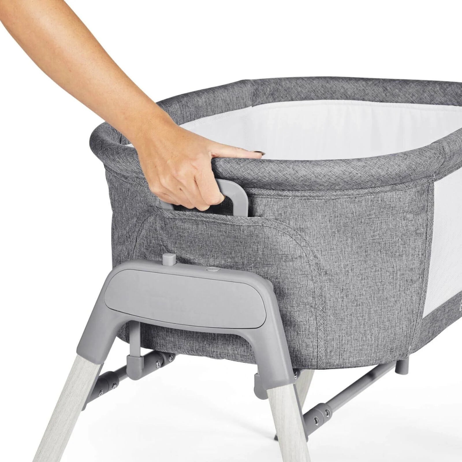 Ickle Bubba Drift Gliding Crib - Ash Grey - ebebek - Black Friday
