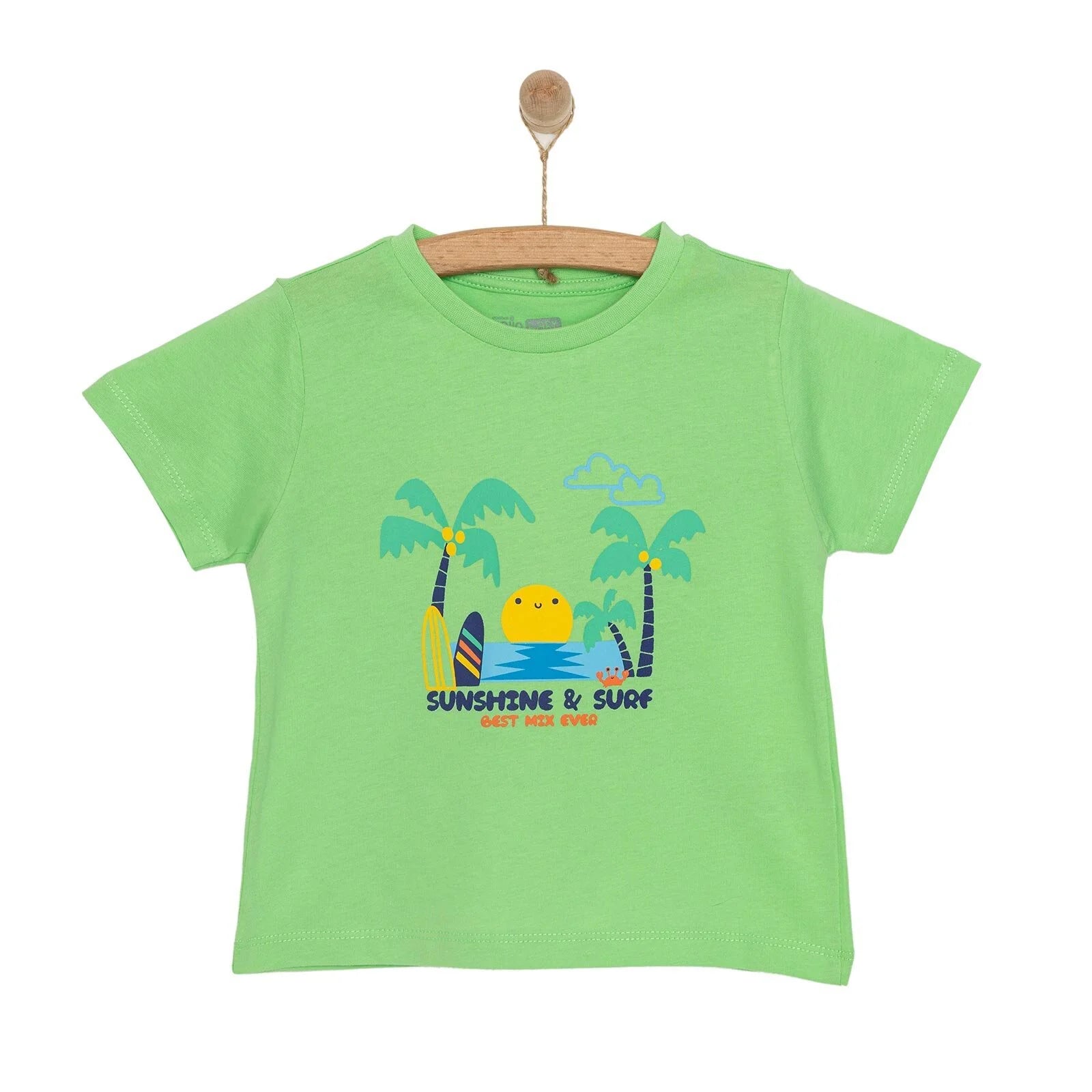 HelloBaby Basic Tshirt - Green - ebebek - Black Friday