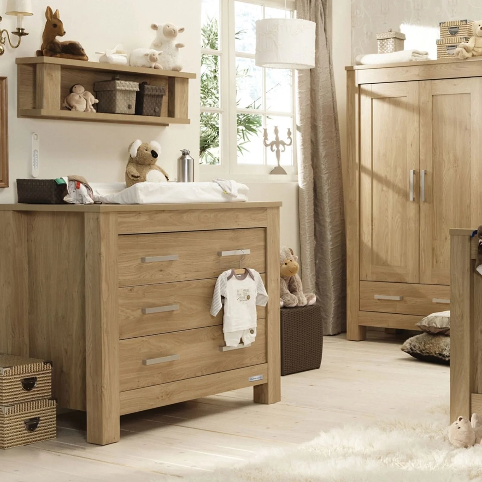 Charnwood Bordeaux Dresser & Baby Changer - Oak Oak - ebebek - Christmas