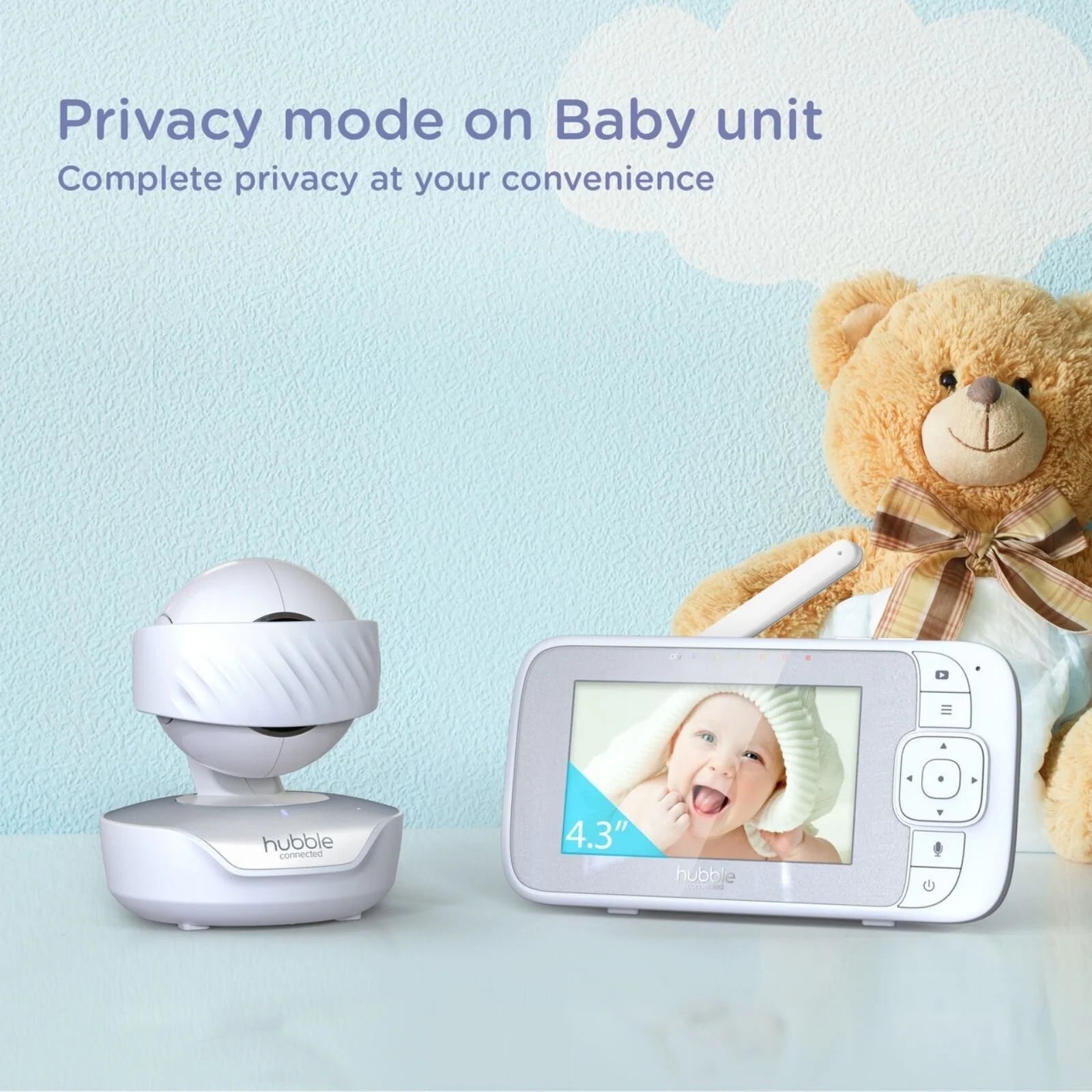 Hubble Nursery View Select - 4.3" Baby Monitor White - ebebek - Black Friday