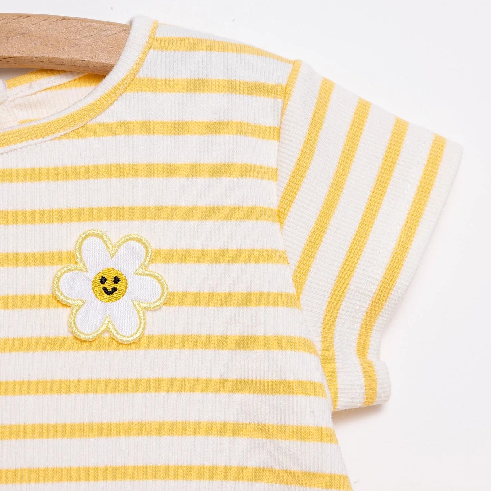 HelloBaby Sun Flower Girl Tshirt - Short - Yellow - ebebek - Black Friday