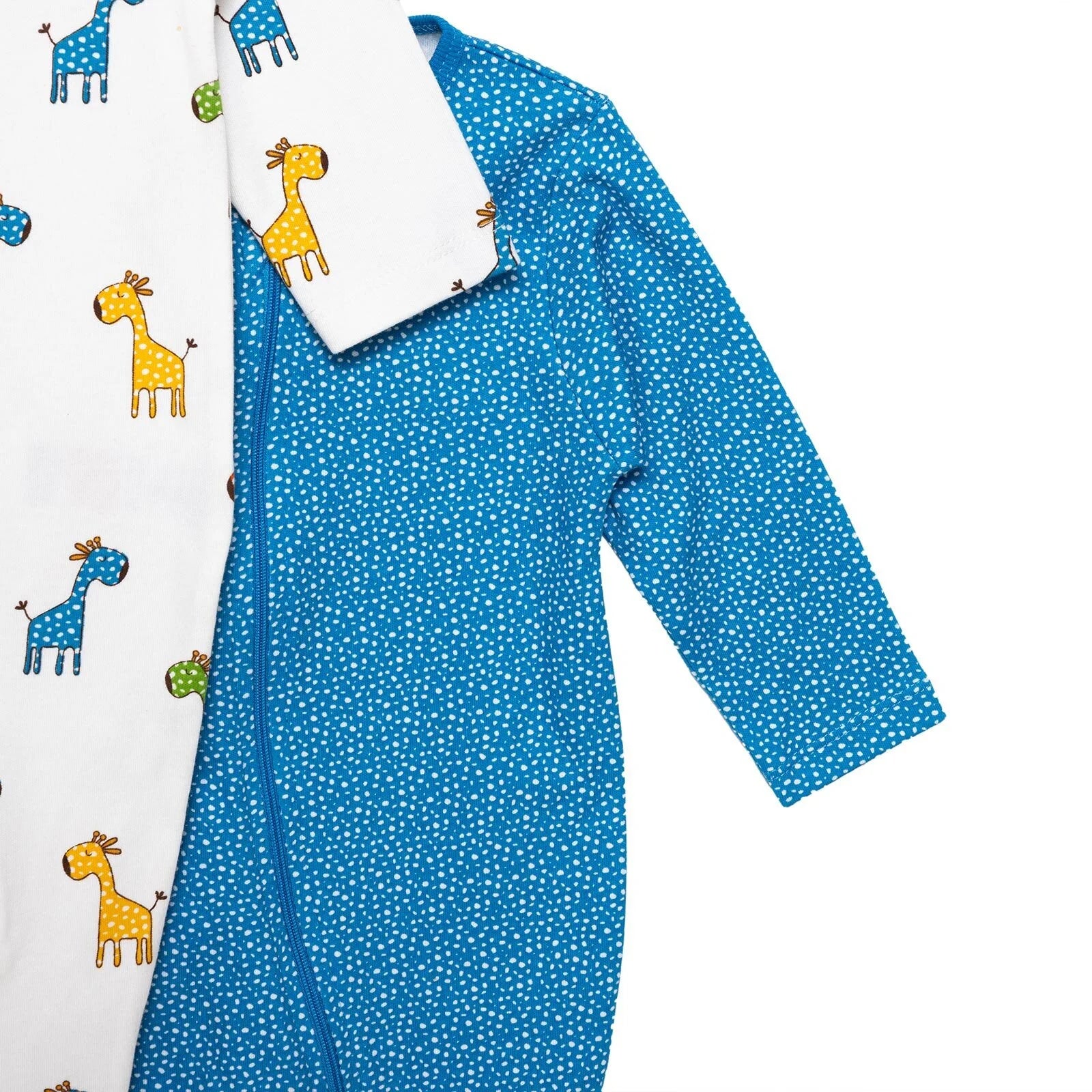 HelloBaby Newborn Boy Footed Jumpsuit - Ecru - ebebek - Black Friday