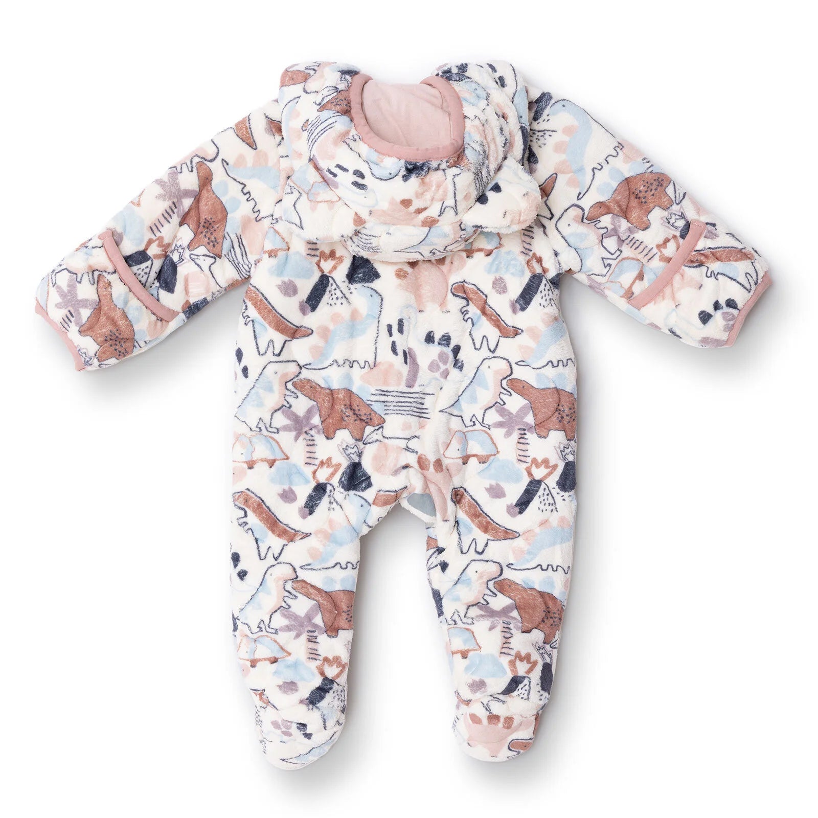 Midimod Newborn Welsoft Footed Jumpsuit - Ecru - ebebek - Black Friday