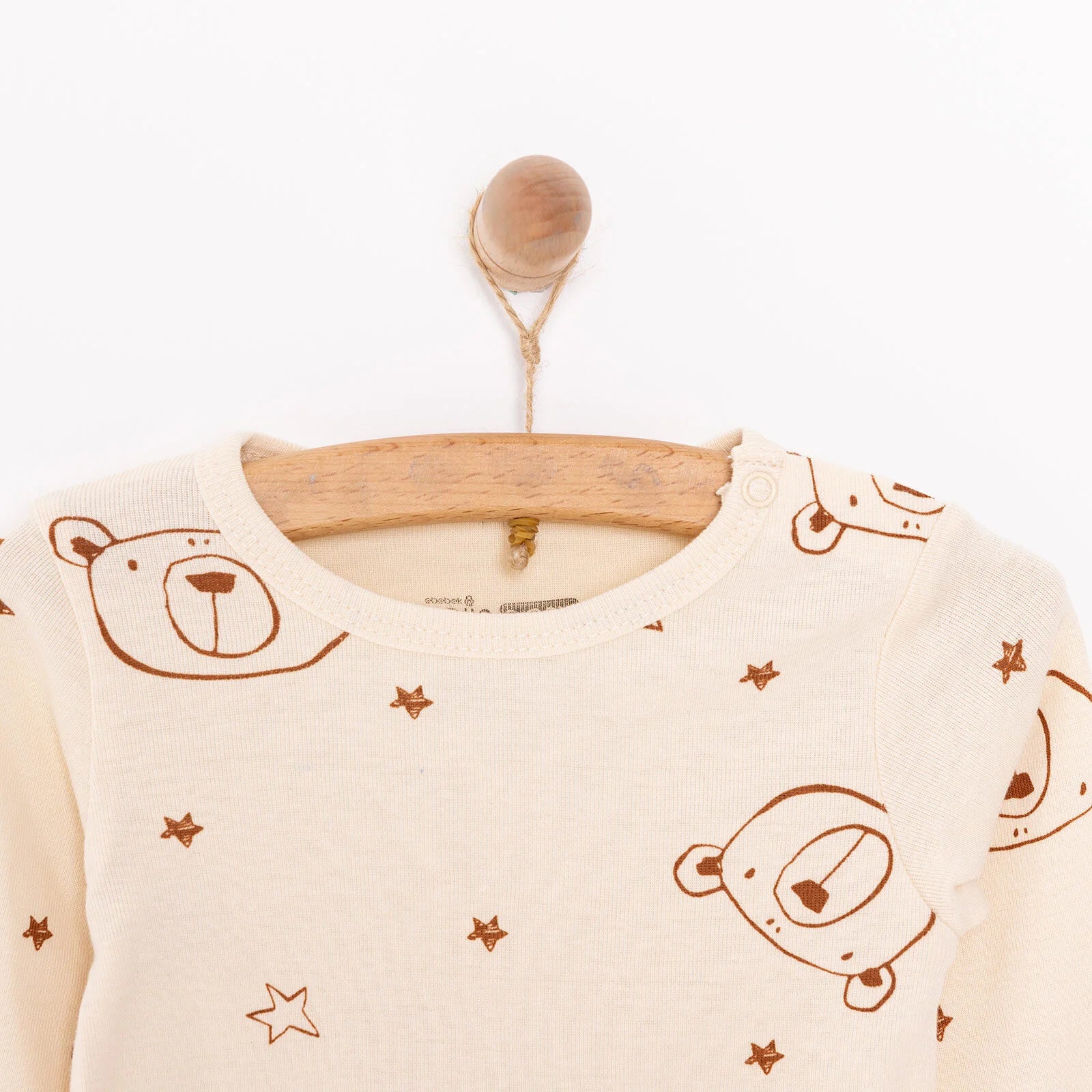 HelloBaby Baby Boy Long Sleeve Body - Beige - ebebek - Black Friday