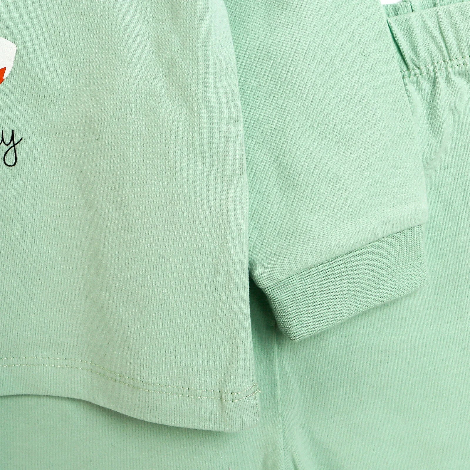 HelloBaby Basic Collared Neck Pyjamas Set - Mint - ebebek - Black Friday