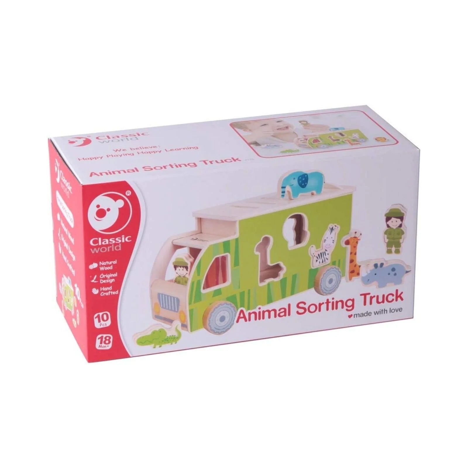 Classic World Animal Sorting Truck - ebebek - Black Friday