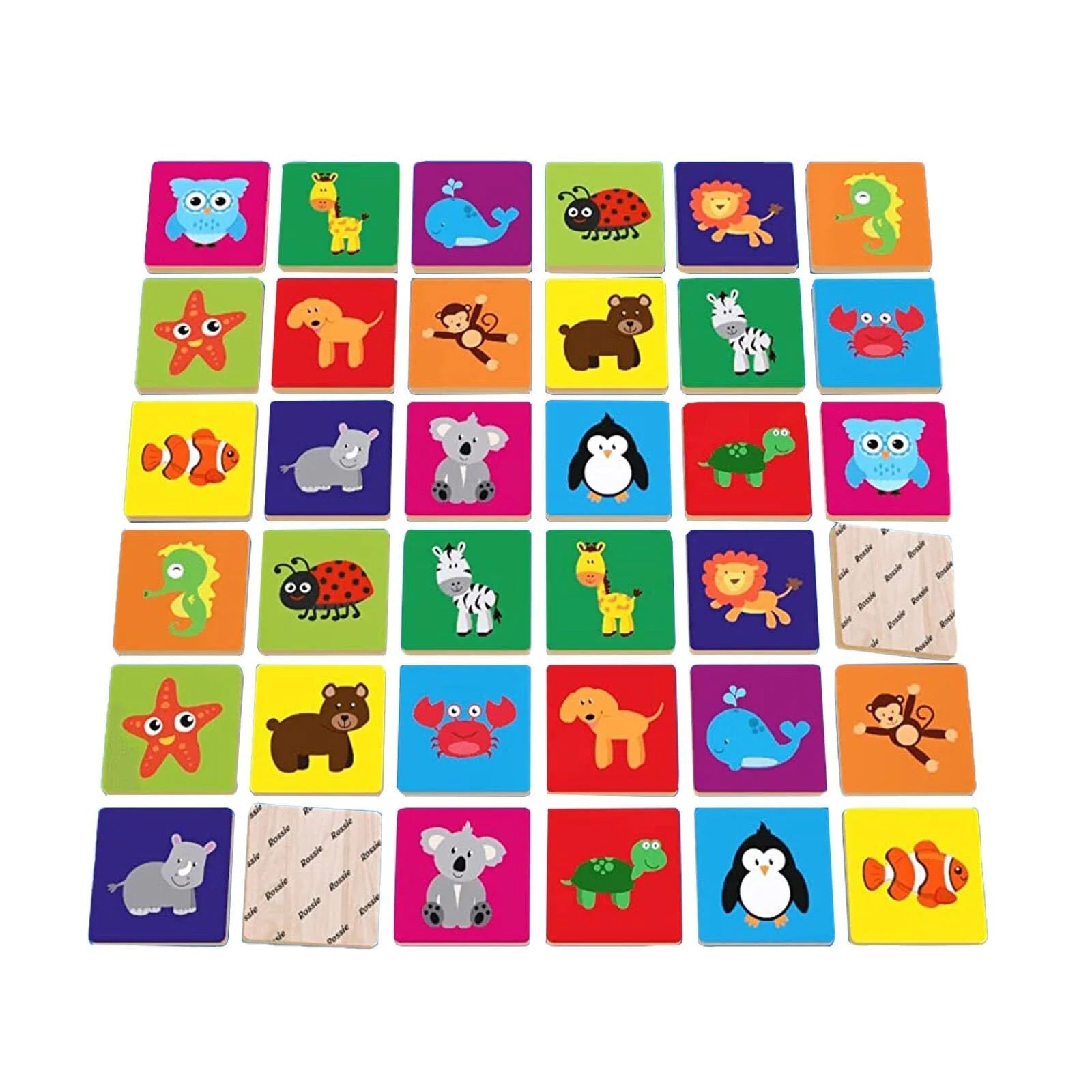 Rossie Wood Memory Game - ebebek - Black Friday