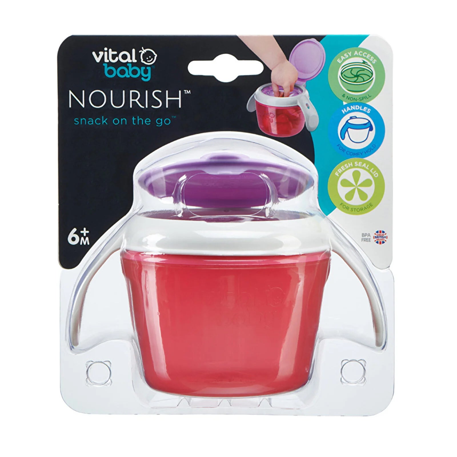 Vital Baby Nourish Snack On the Go 6+ months - Fizz - ebebek - Black Friday