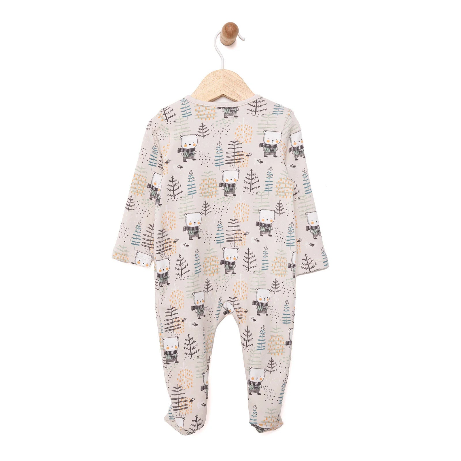 HelloBaby Footed Jumpsuit - Beige - ebebek - Black Friday
