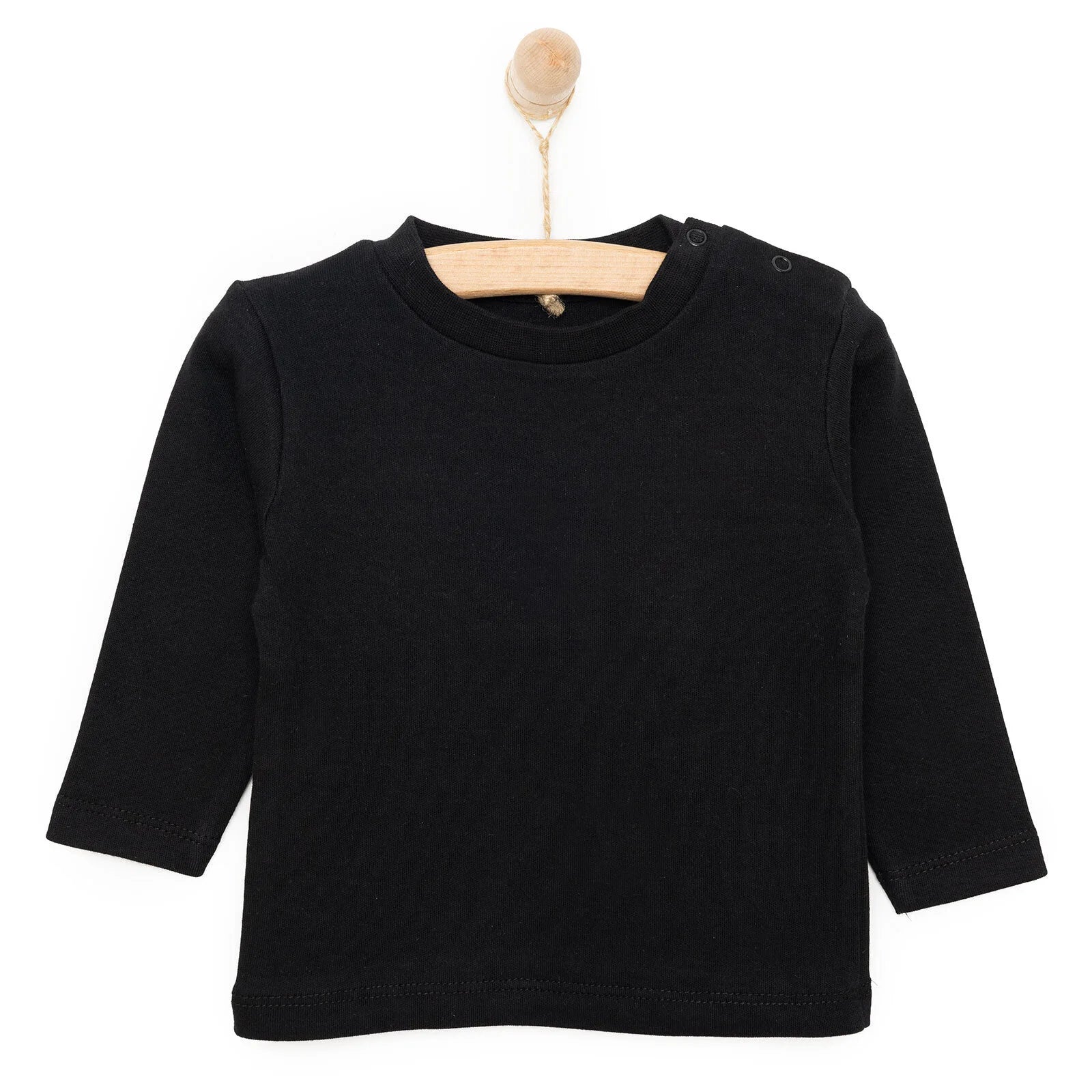 HelloBaby Baby Boy Long Sleeve T-Shirt - Black - ebebek - Black Friday